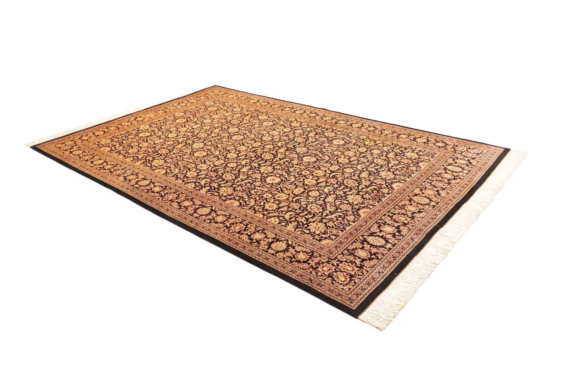 perserteppich-ghom-201-x-290-cm-seide-handgeknupft-exklusiv-2 Ghom Perserteppich 201 × 290 cm aus Seide, handgeknüpft