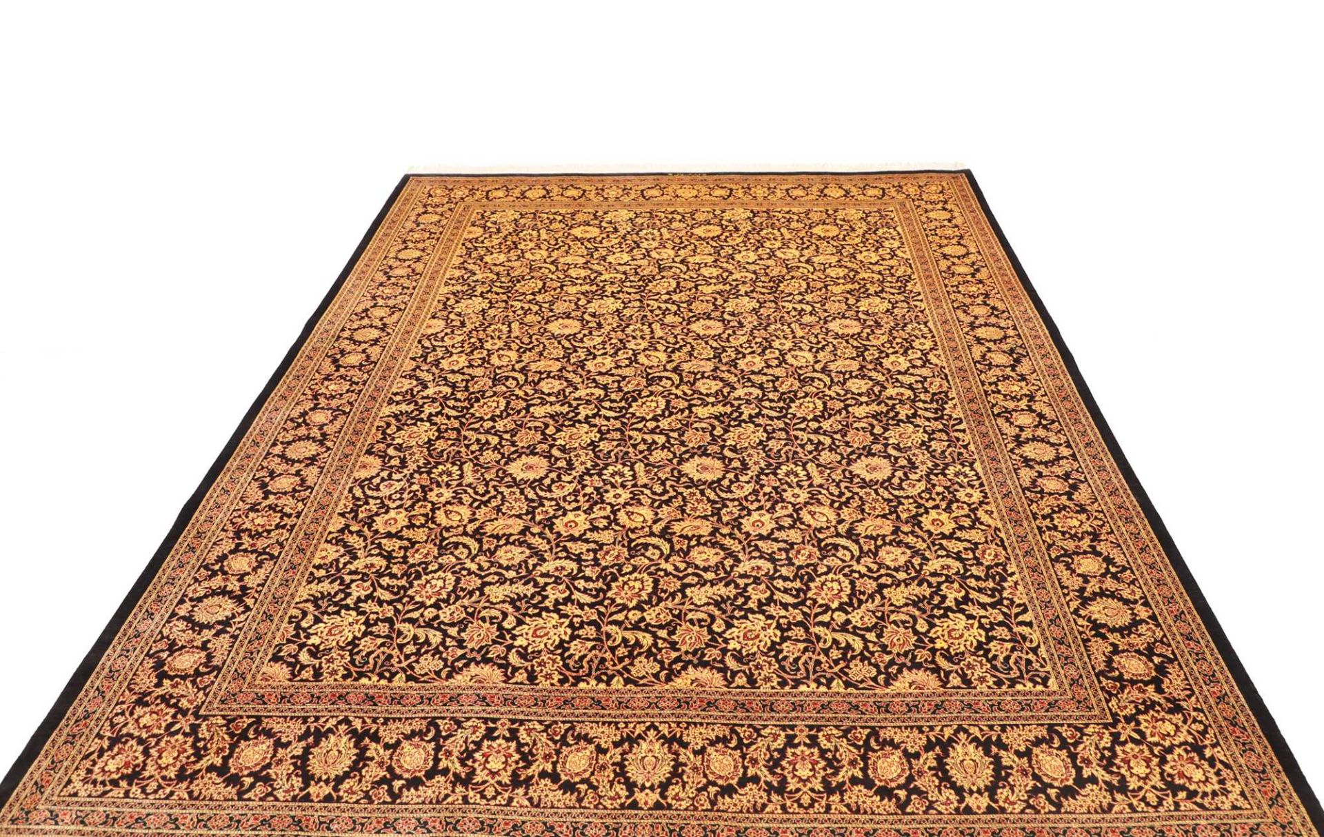 perserteppich-ghom-201-x-290-cm-seide-handgeknupft-exklusiv-3 Ghom Perserteppich 201 × 290 cm aus Seide, handgeknüpft