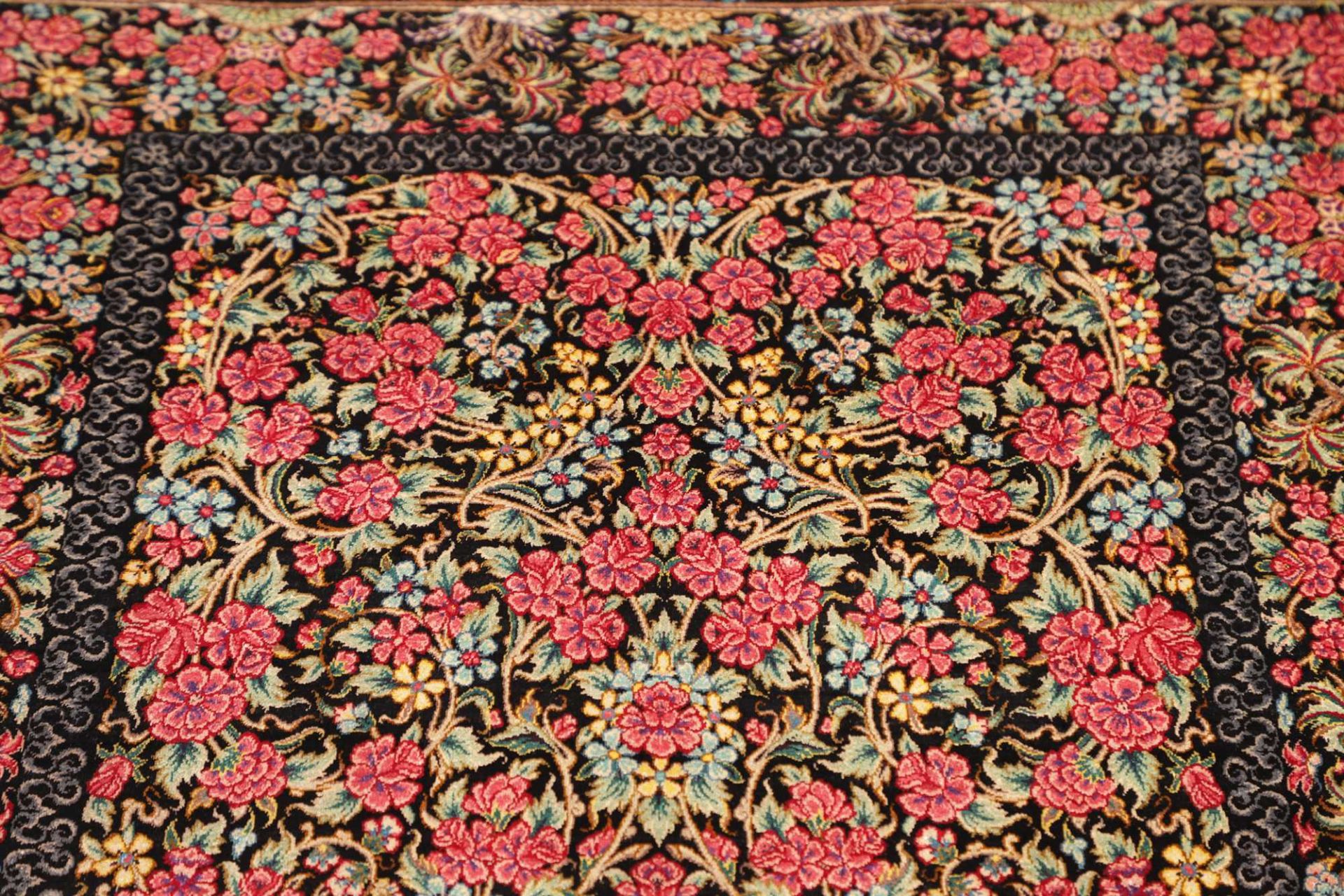 Handgeknüpfter Ghom Perserteppich 79 × 118 cm