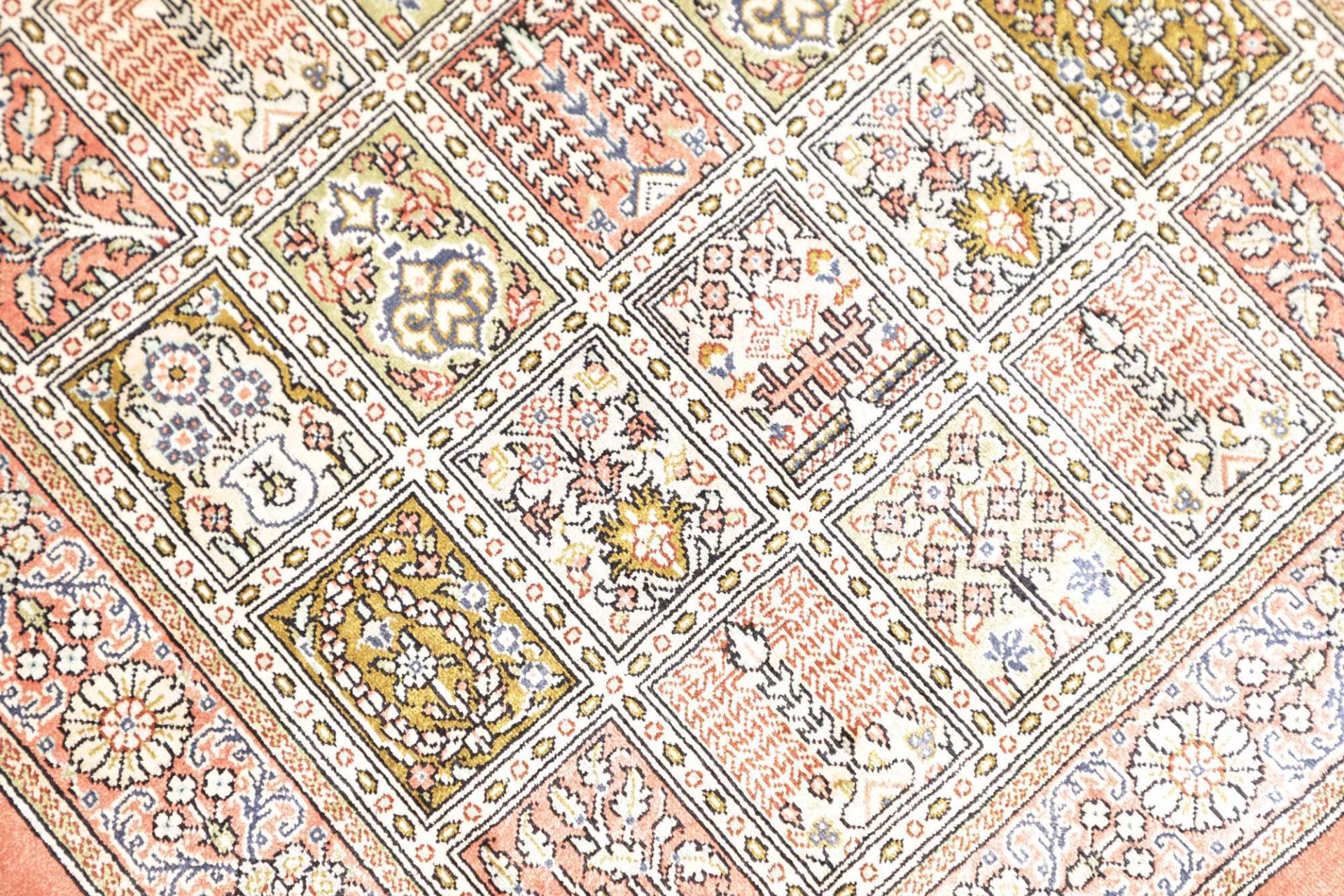 Ghom Perserteppich aus Iran, 61 × 85 cm