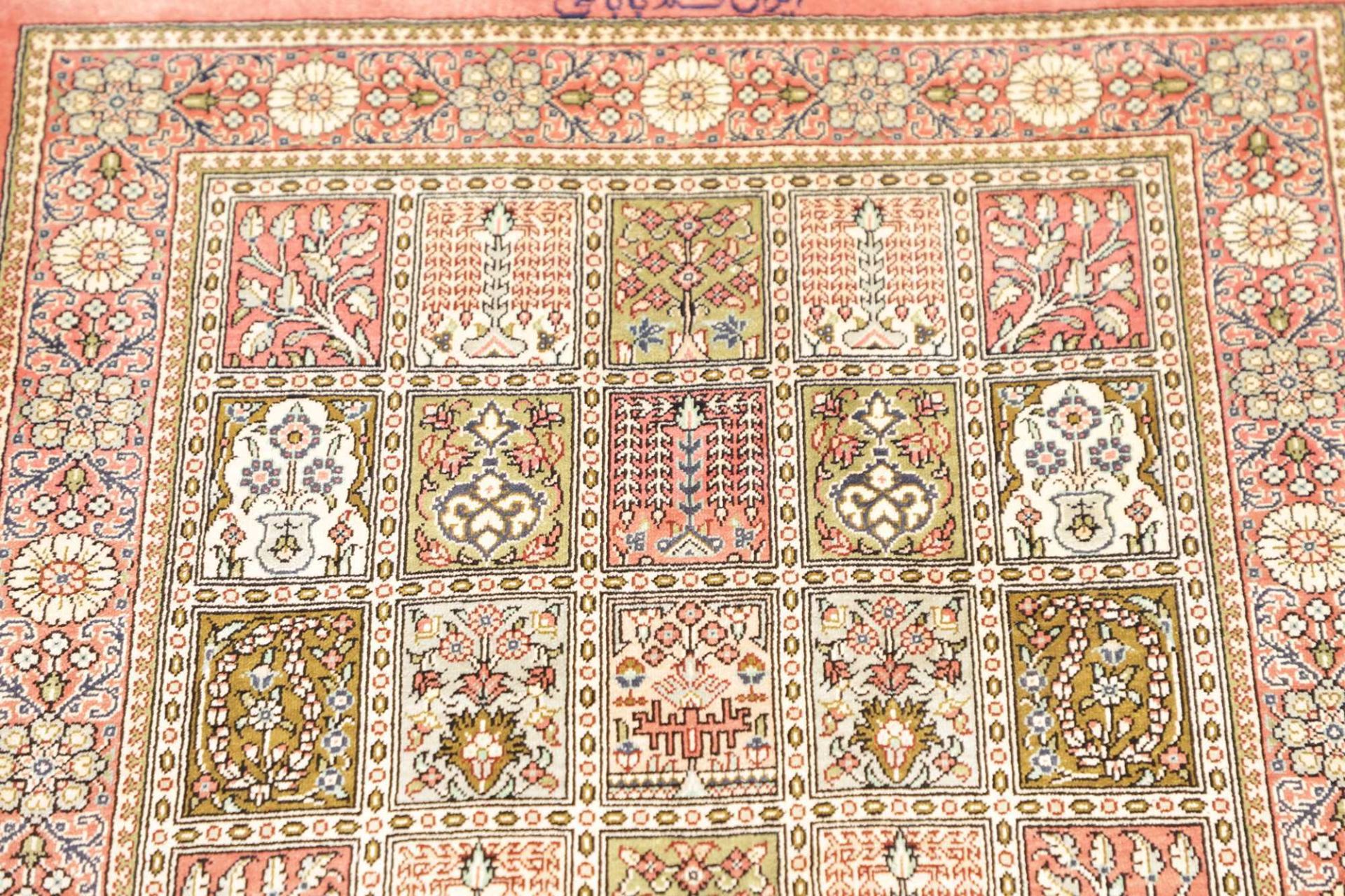 Ghom Perserteppich aus Iran, 61 × 85 cm