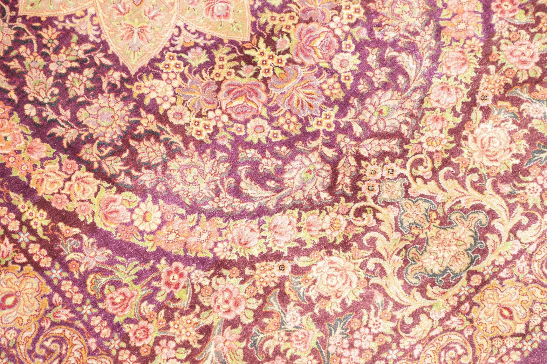 Handgeknüpfter Ghom Perserteppich 81 × 116 cm