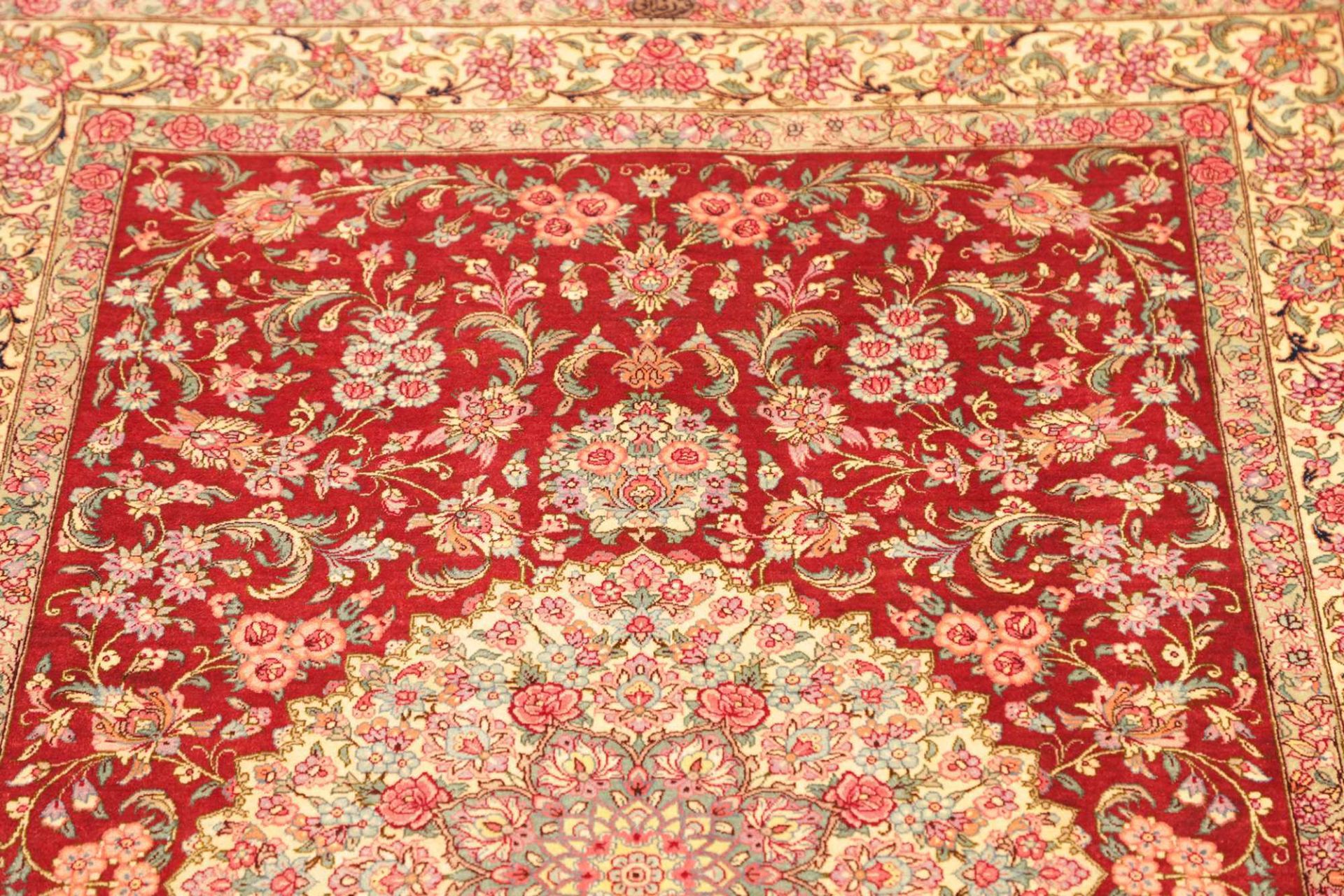perserteppich-ghom-98-x-150-cm-seide-handgeknupft-exklusiv-7 Ghom Perserteppich aus Iran, 98 × 150 cm