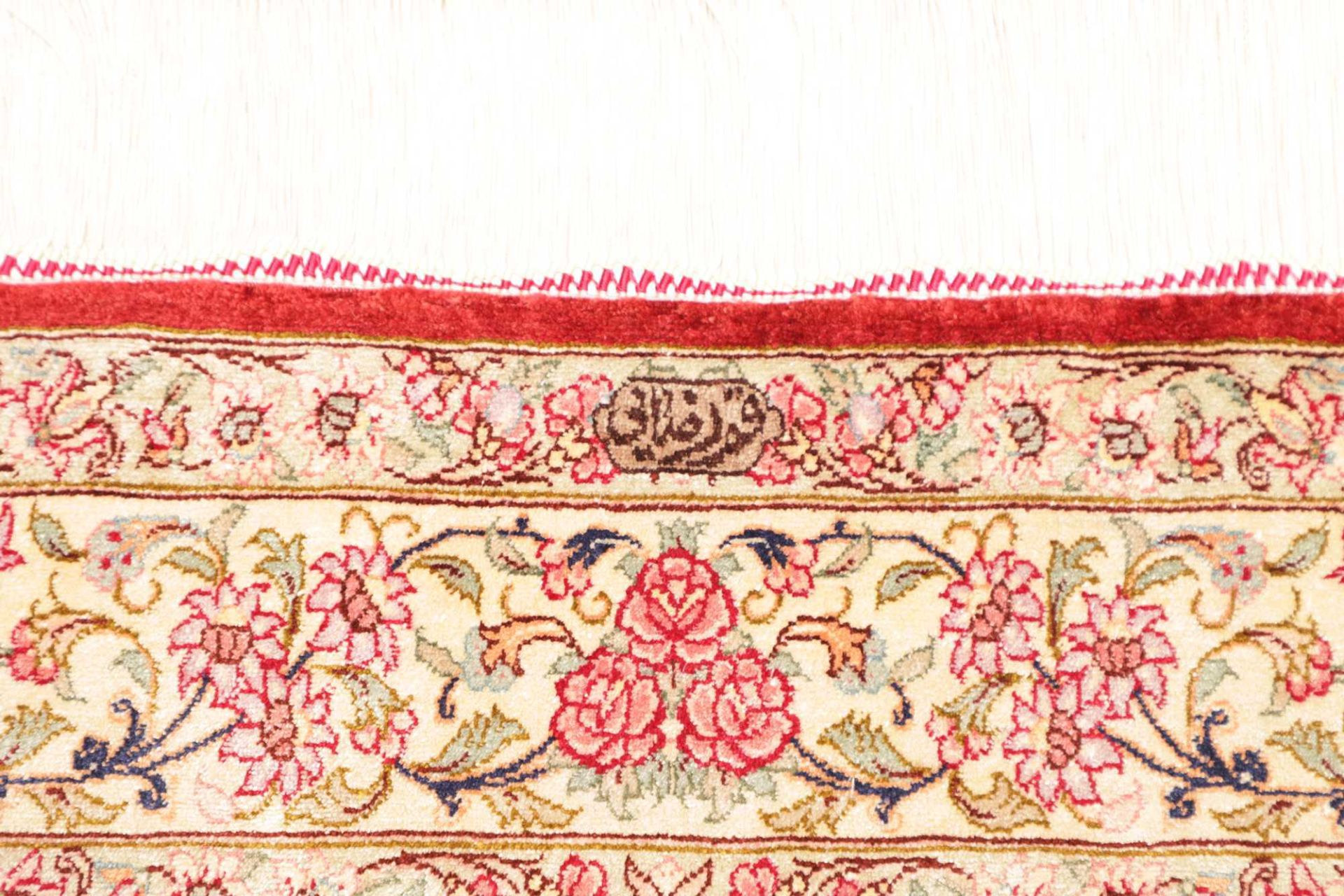 perserteppich-ghom-98-x-150-cm-seide-handgeknupft-exklusiv-8 Ghom Perserteppich aus Iran, 98 × 150 cm