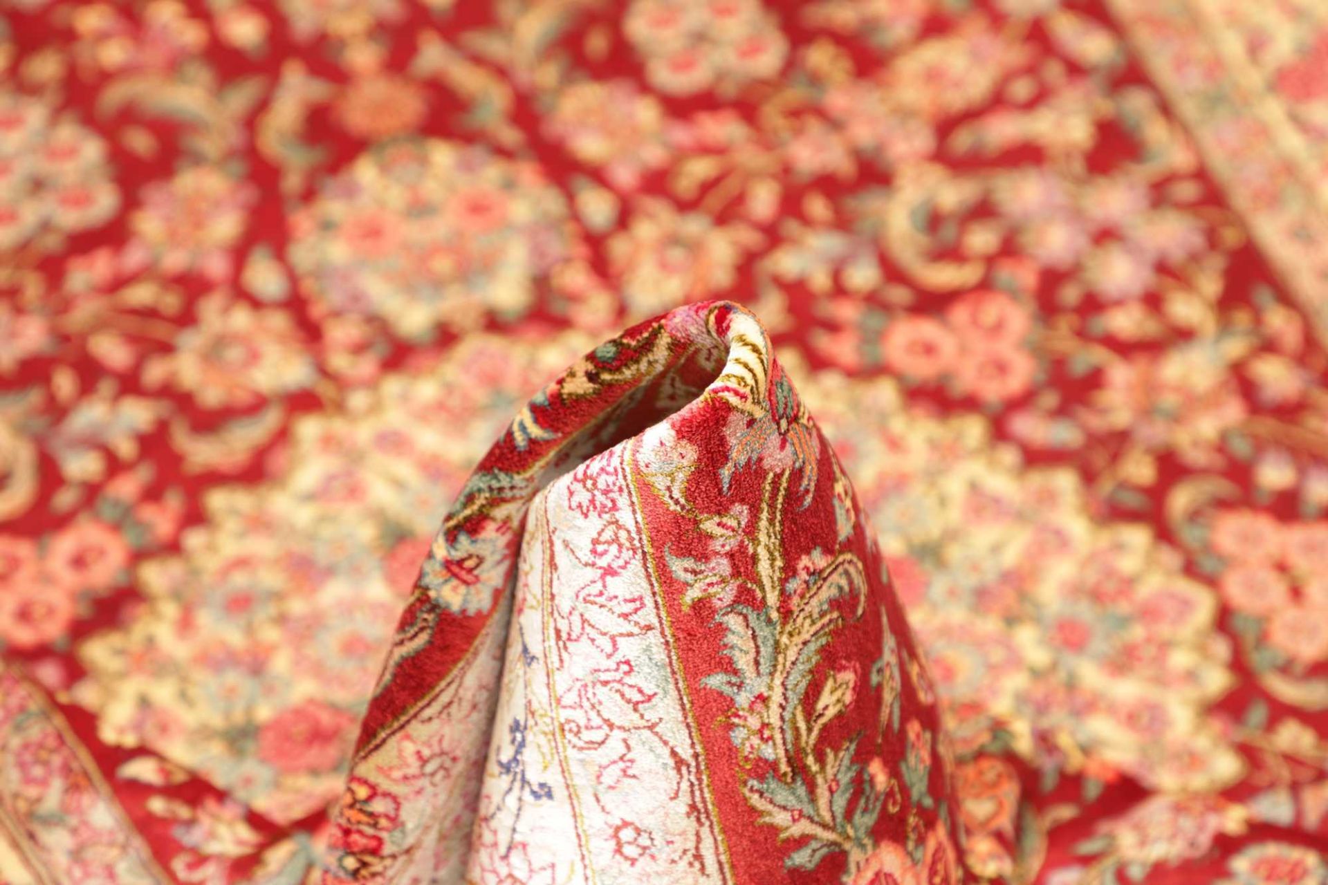 perserteppich-ghom-98-x-150-cm-seide-handgeknupft-exklusiv-9 Ghom Perserteppich aus Iran, 98 × 150 cm