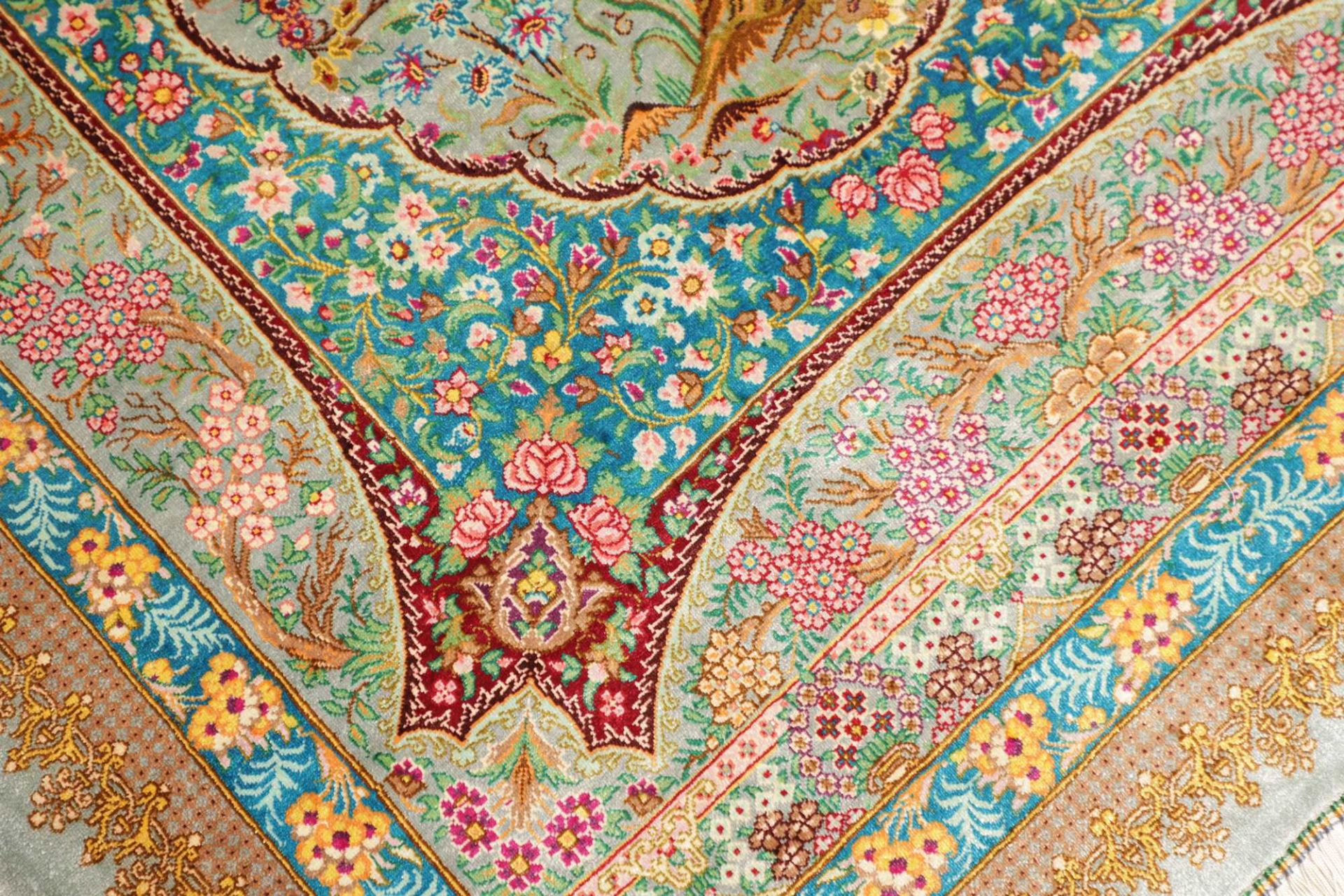perserteppich-ghom-81-x-116-cm-seide-handgeknupft-edel-6 Handgeknüpfter Ghom Perserteppich, 81 × 116 cm, Seide