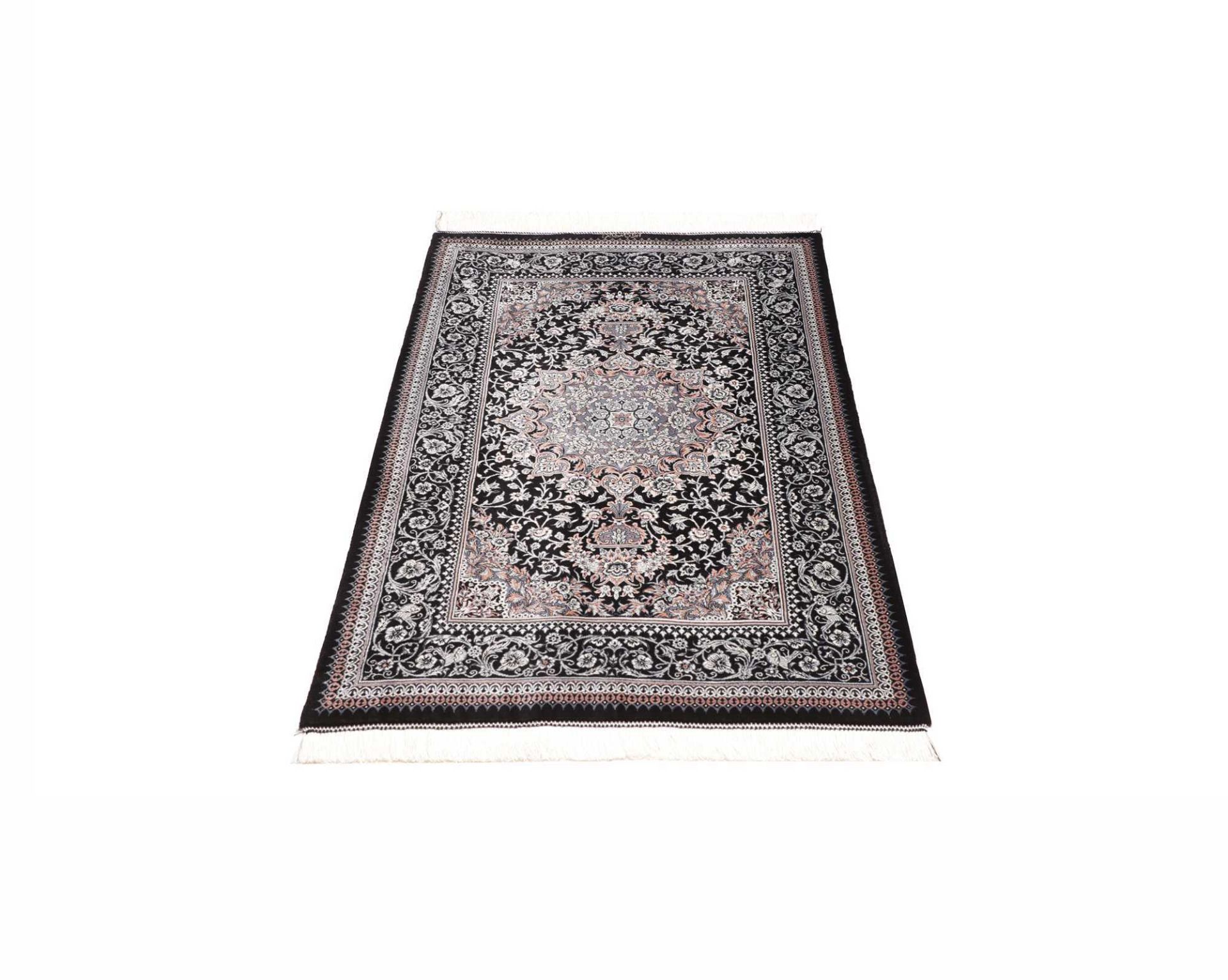 perserteppich-ghom-79-x-119-cm-seide-handgeknupft-edel-4 Ghom Perserteppich aus Iran, 79 × 119 cm