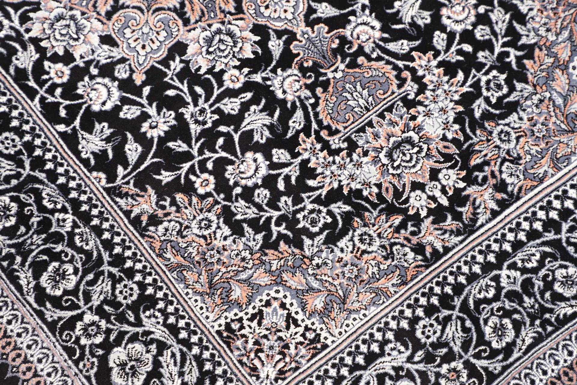 perserteppich-ghom-79-x-119-cm-seide-handgeknupft-edel-6 Ghom Perserteppich aus Iran, 79 × 119 cm