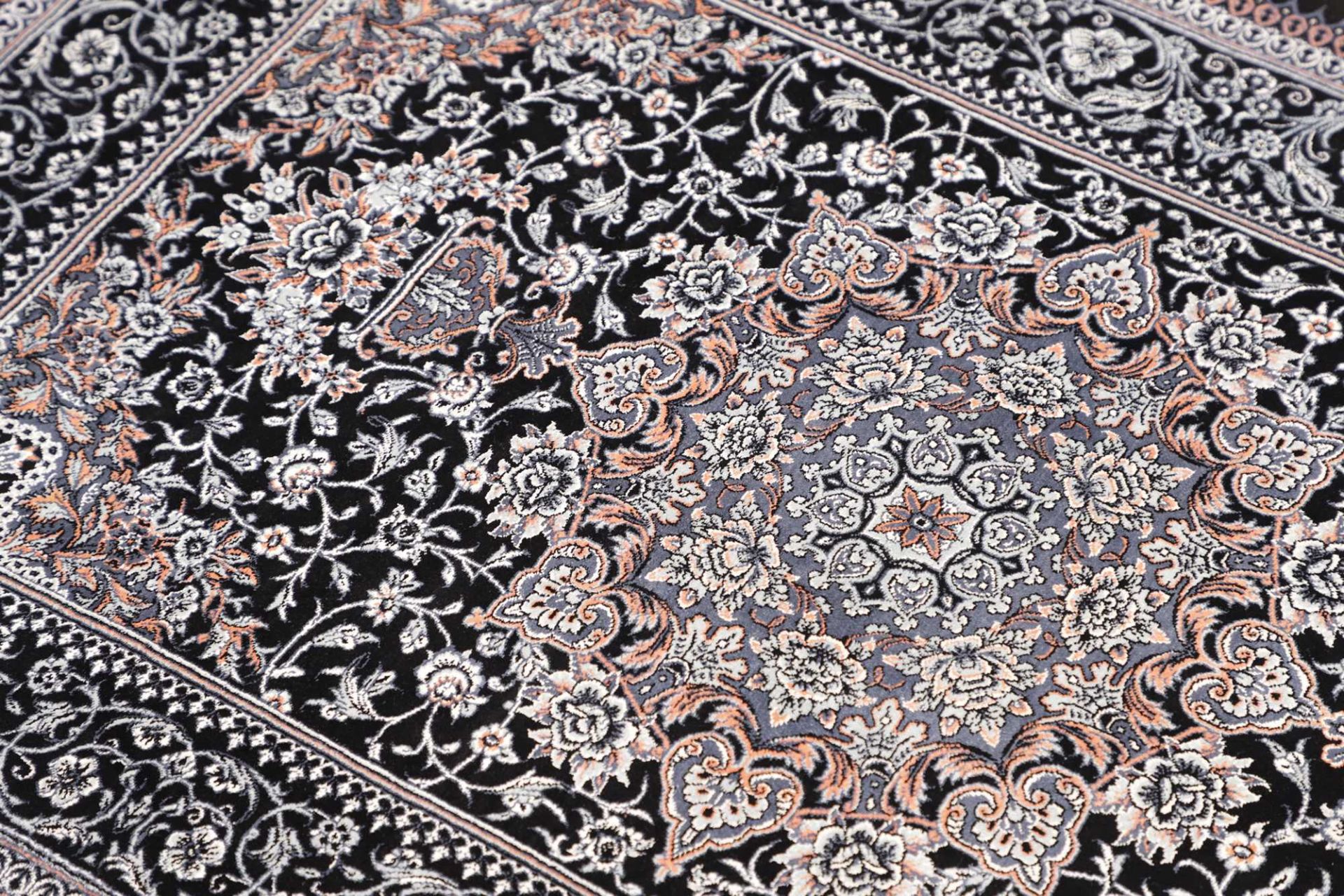 perserteppich-ghom-79-x-119-cm-seide-handgeknupft-edel-7 Ghom Perserteppich aus Iran, 79 × 119 cm