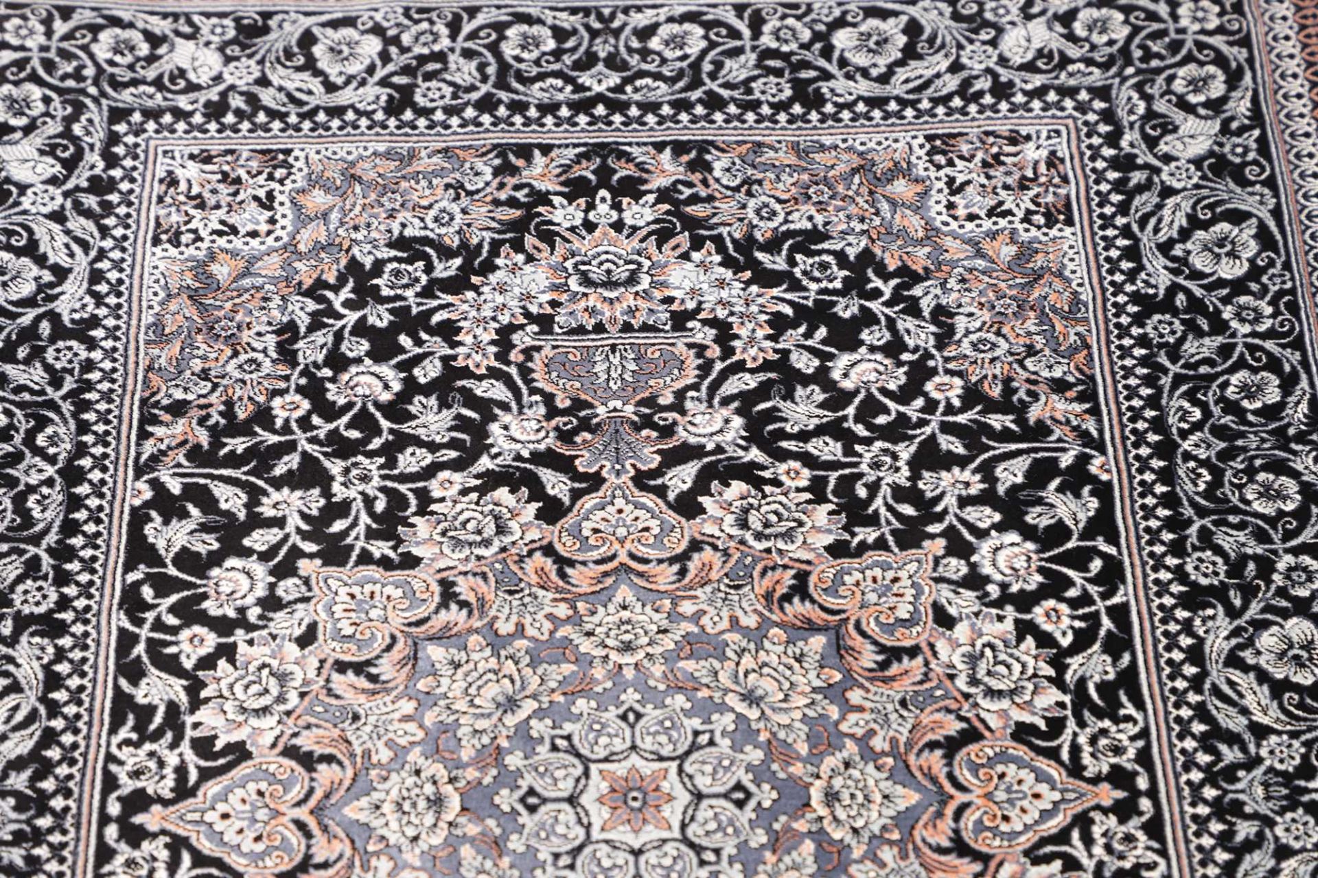 perserteppich-ghom-79-x-119-cm-seide-handgeknupft-edel-8 Ghom Perserteppich aus Iran, 79 × 119 cm
