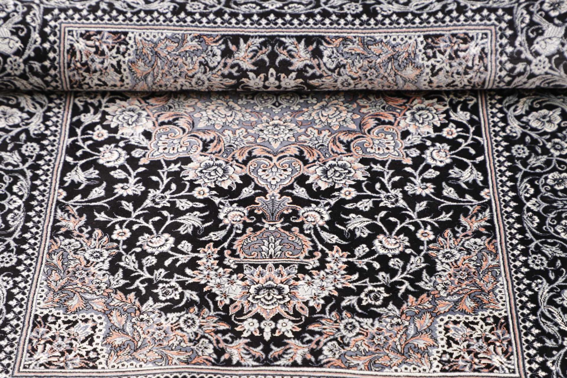 perserteppich-ghom-79-x-119-cm-seide-handgeknupft-edel-10 Ghom Perserteppich aus Iran, 79 × 119 cm
