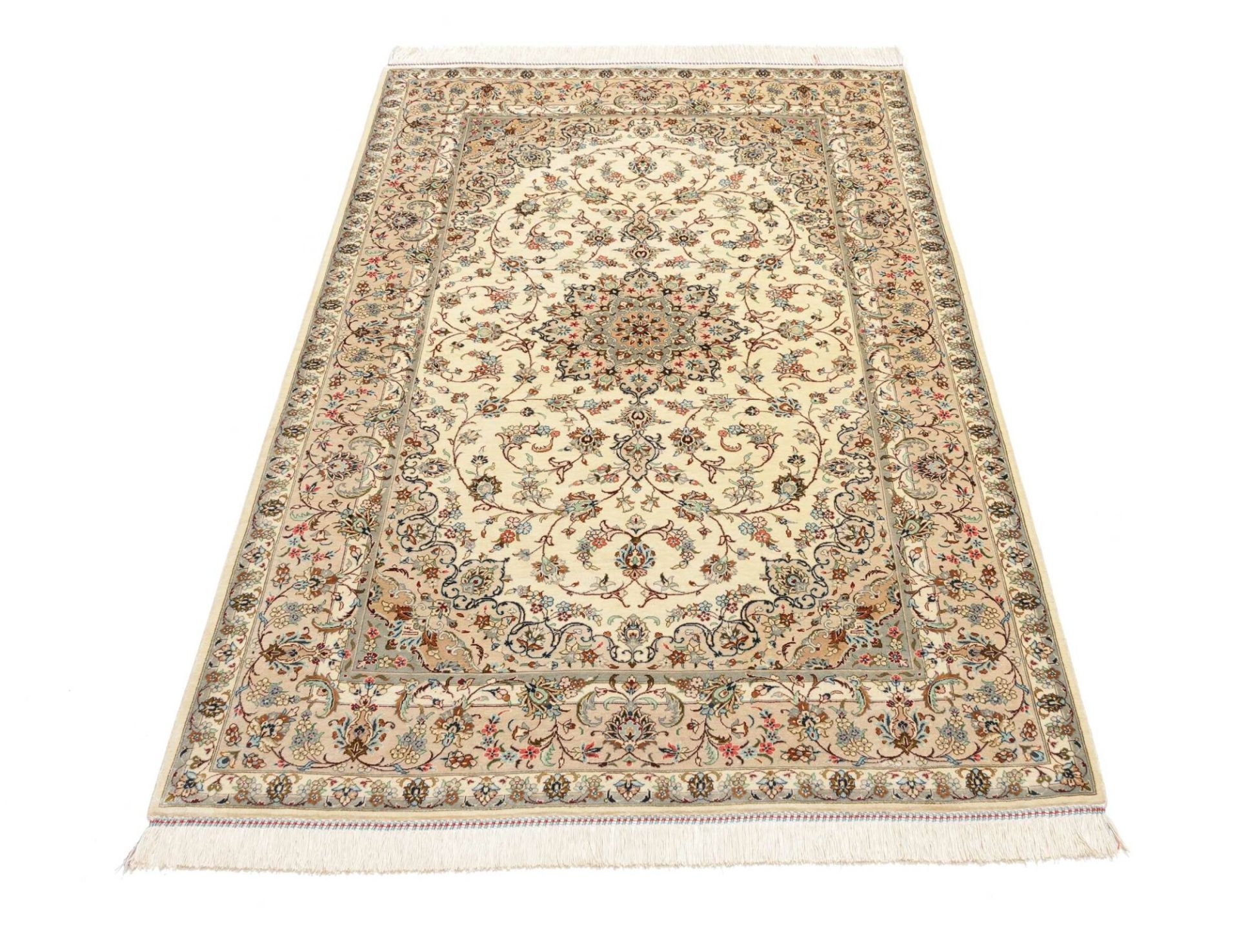 Handgeknüpfter Ghom Perserteppich 101 × 153 cm