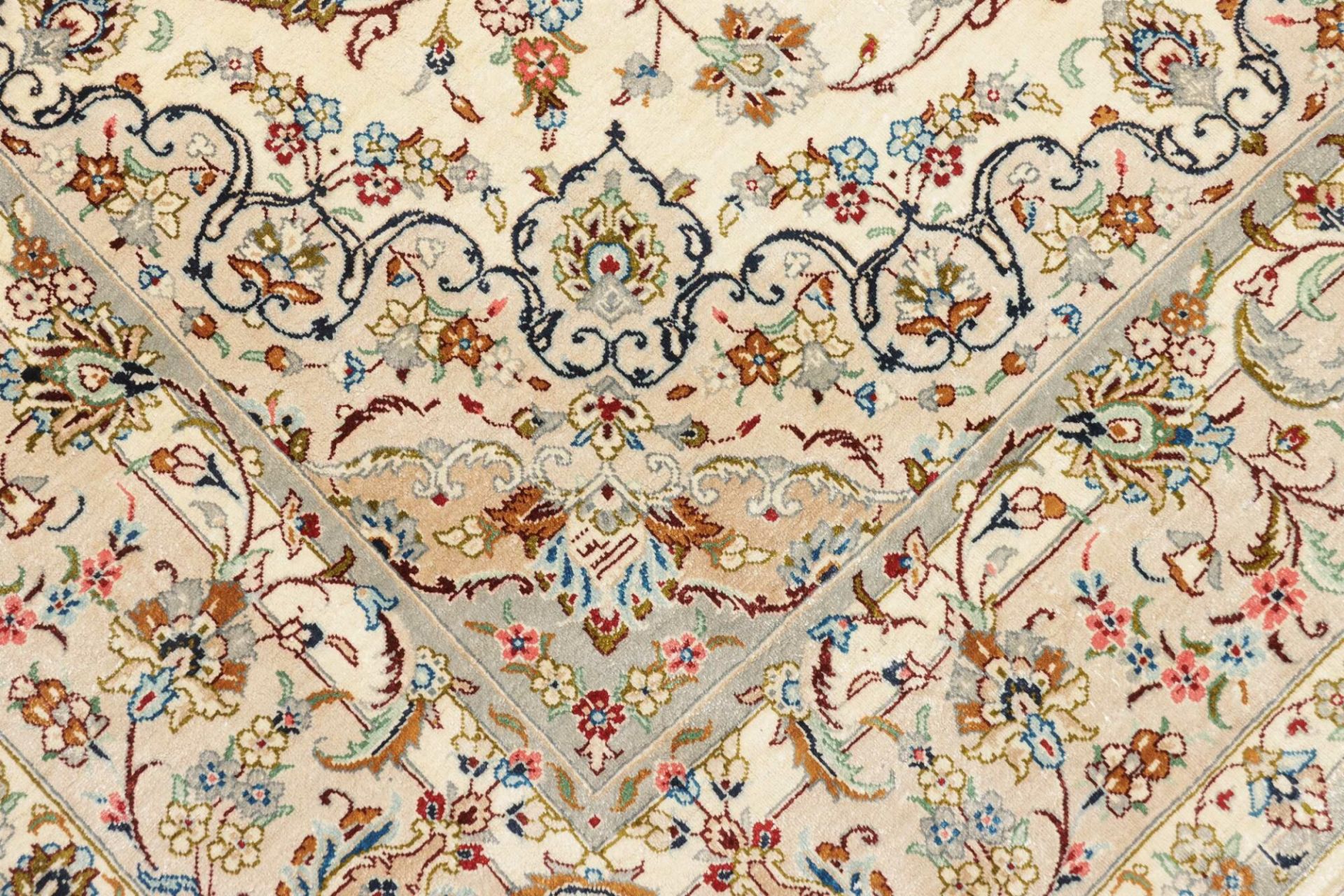 Handgeknüpfter Ghom Perserteppich 101 × 153 cm