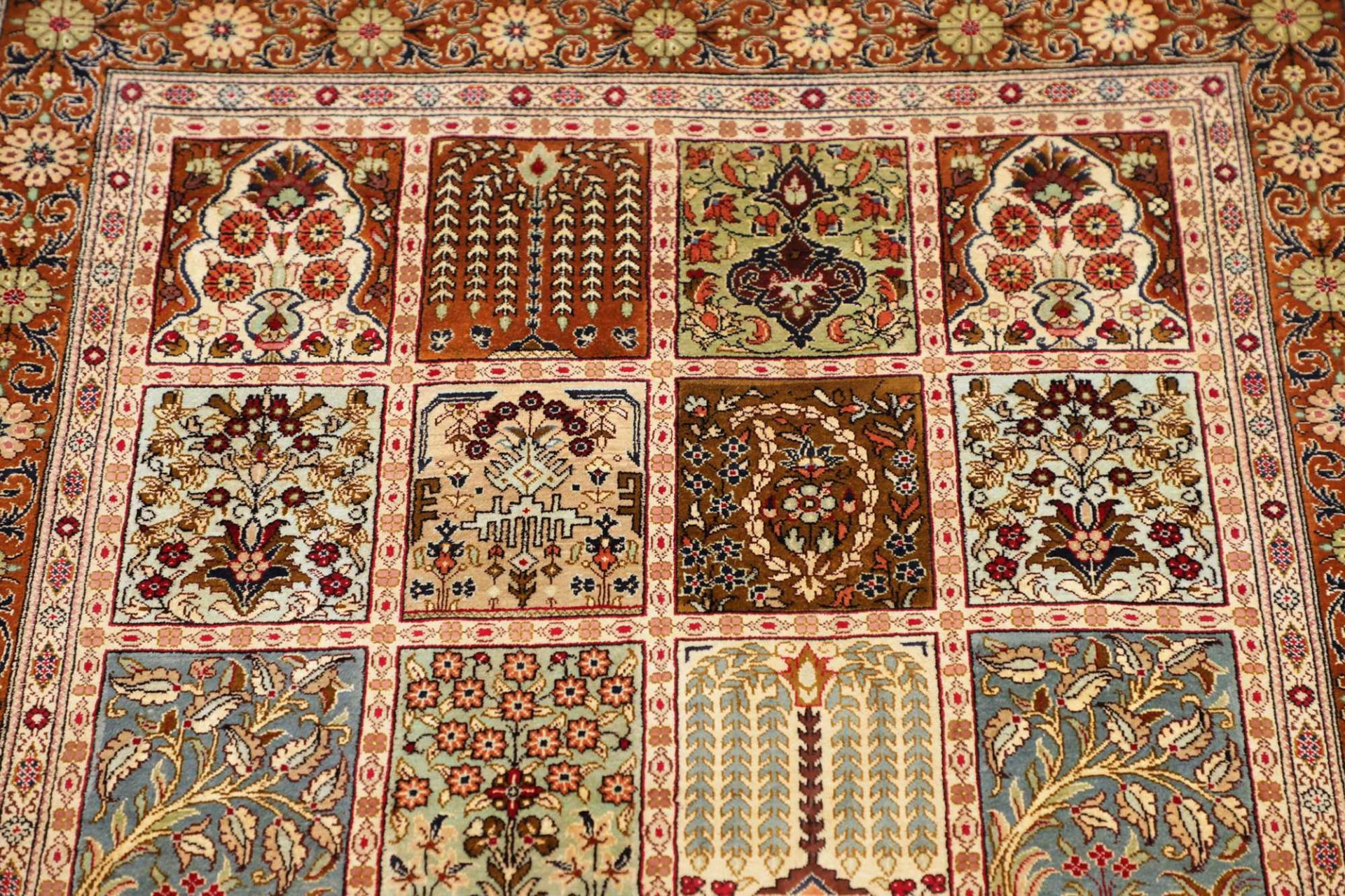 Handgeknüpfter Ghom Perserteppich 80 × 119 cm