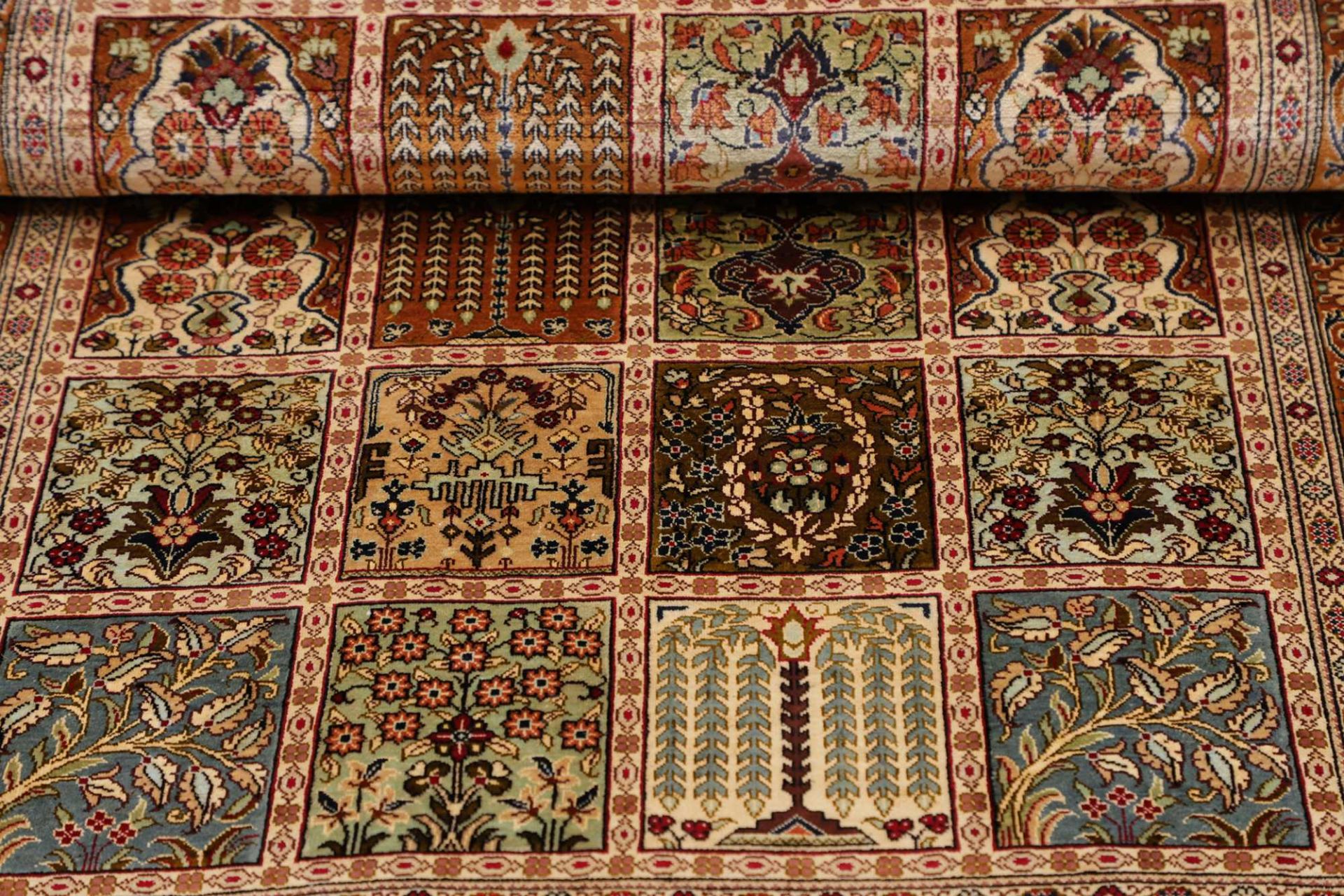 Handgeknüpfter Ghom Perserteppich 80 × 119 cm