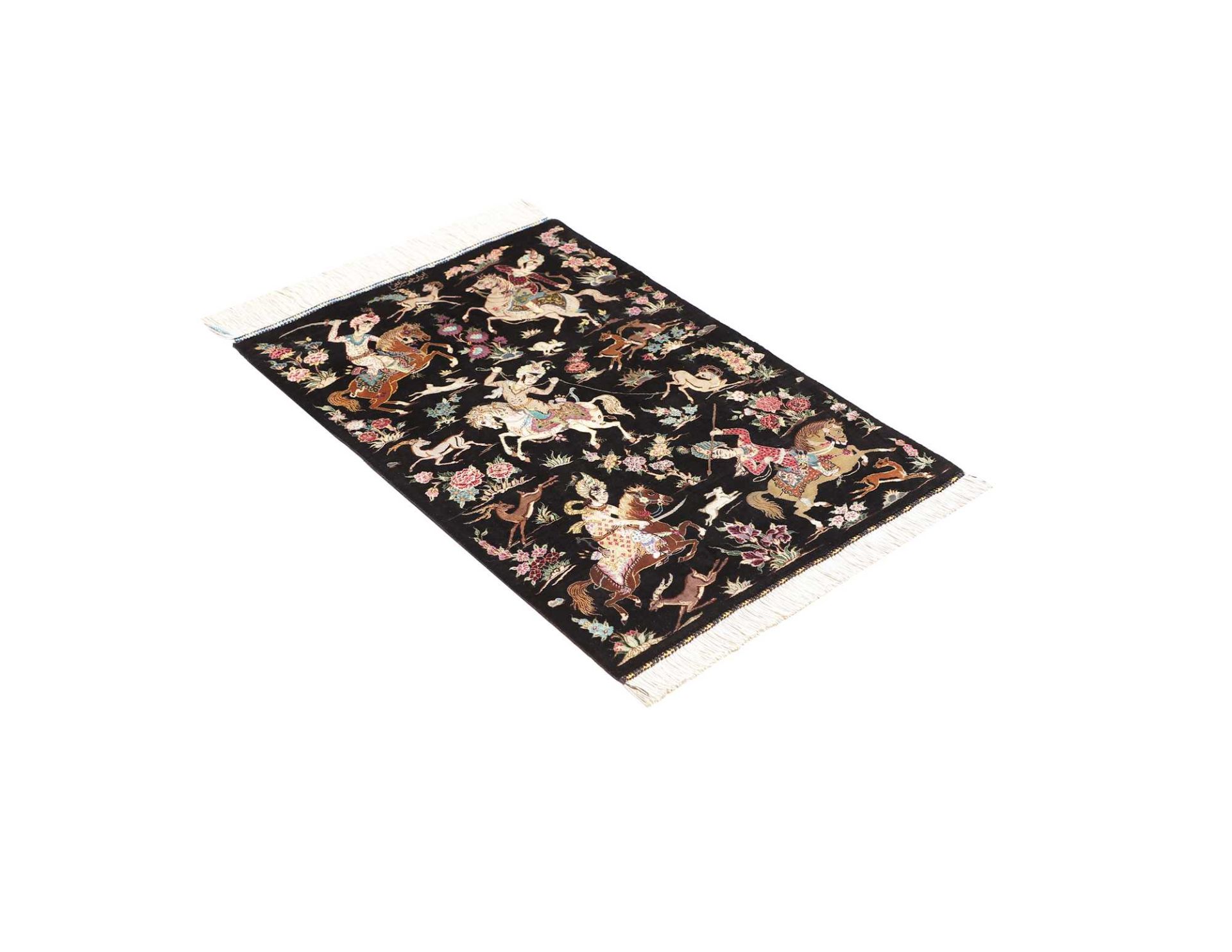 perserteppich-ghom-61-x-87-cm-seide-handgeknupft-exklusiv-2 Handgeknüpfter Ghom Perserteppich 61 × 87 cm