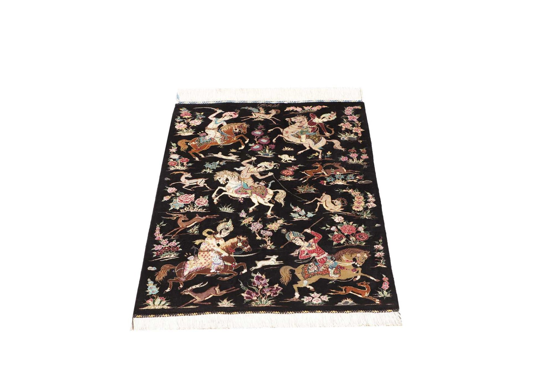 perserteppich-ghom-61-x-87-cm-seide-handgeknupft-exklusiv-3 Handgeknüpfter Ghom Perserteppich 61 × 87 cm