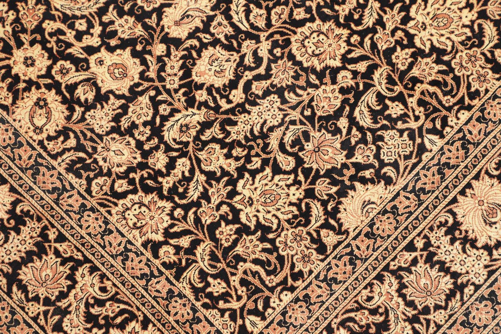 Ghom Perserteppich aus Iran, 101 × 150 cm