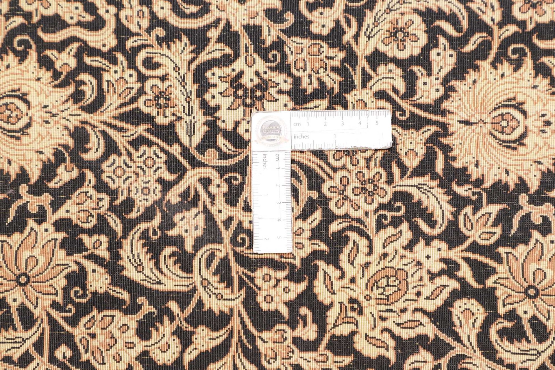 Ghom Perserteppich aus Iran, 101 × 150 cm