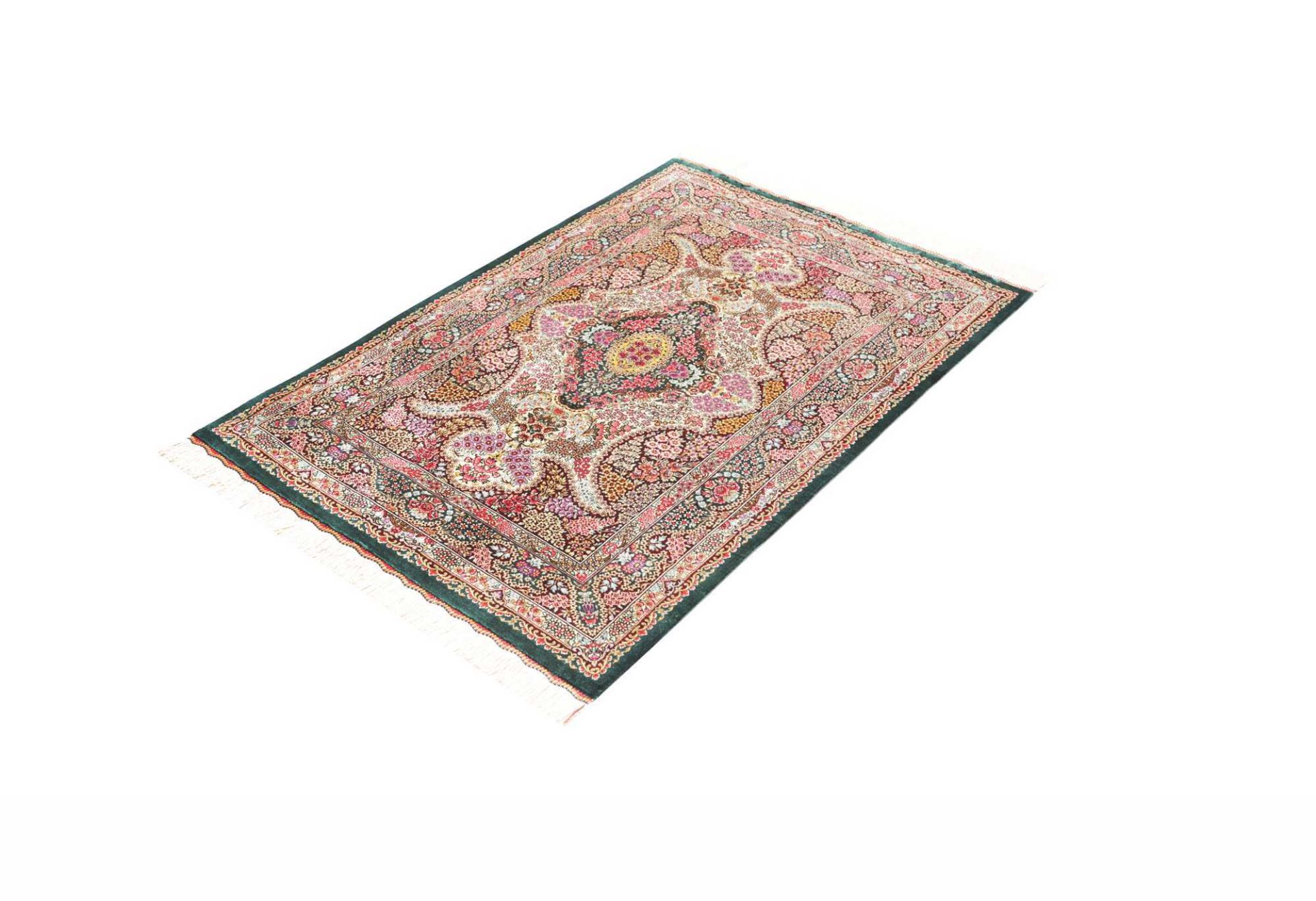 perserteppich-ghom-81-x-118-cm-seide-handgeknupft-exklusiv-1 Ghom Perserteppich 81 × 118 cm aus Seide, handgeknüpft