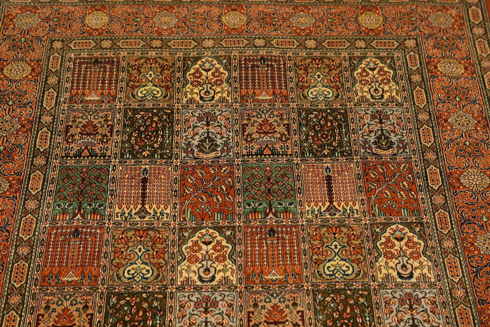 perserteppich-ghom-98-x-153-cm-100-seide-handgeknupft-exklusiv-7 Ghom Perserteppich aus Iran, 98 × 153 cm