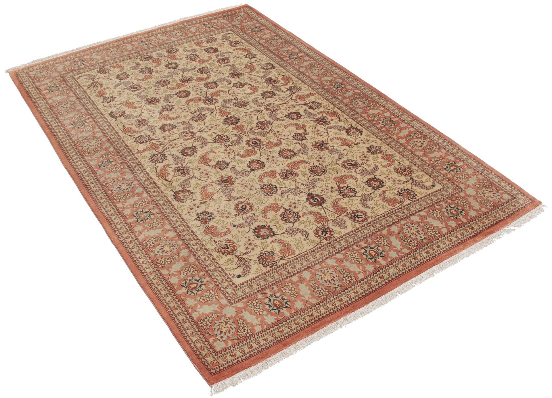 Ghom Perserteppich aus Iran, 103 × 160 cm