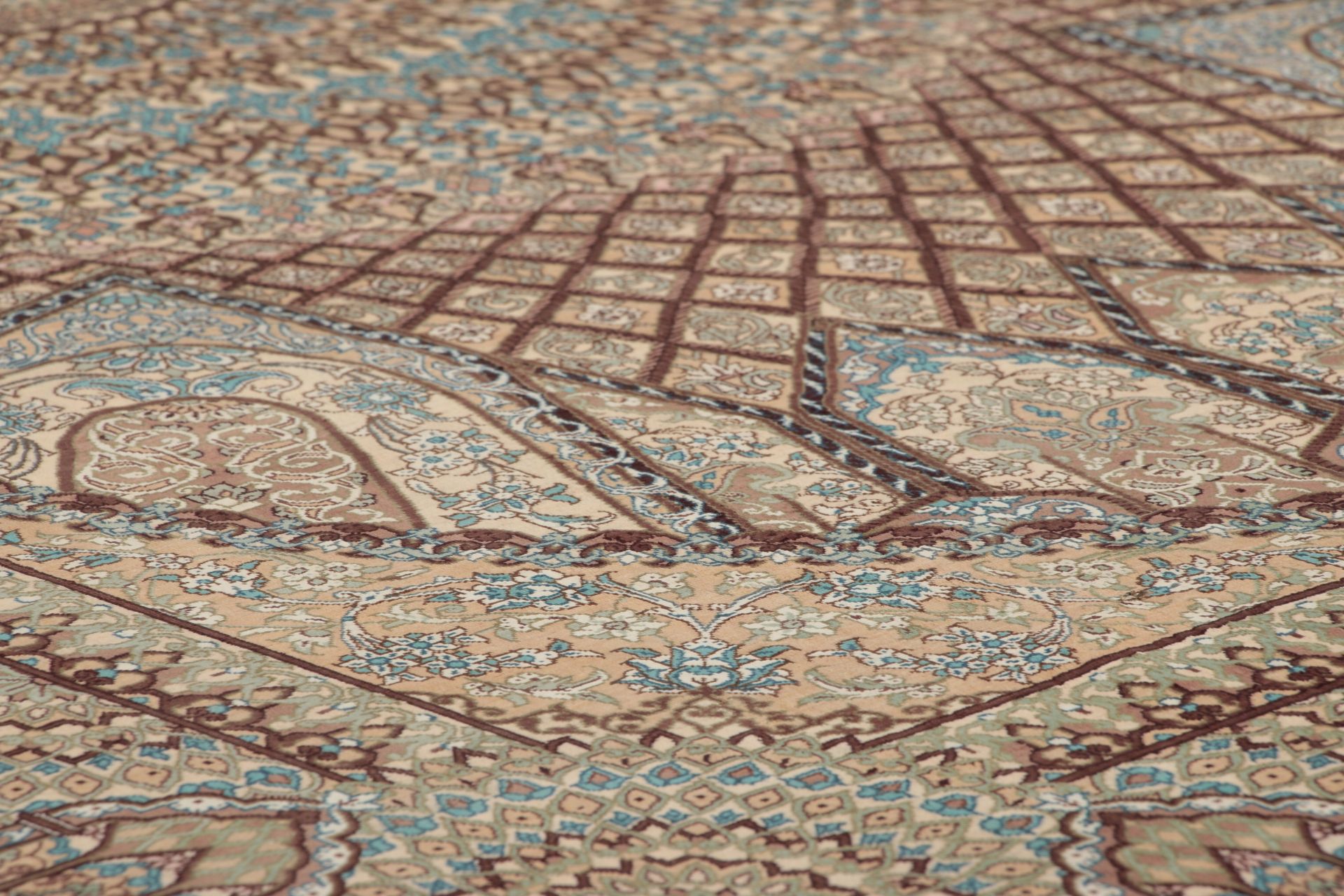 perserteppich-ghom-135-x-204-cm-seide-handgeknupft-exklusiv-4 Ghom Perserteppich aus Iran, 135 × 204 cm
