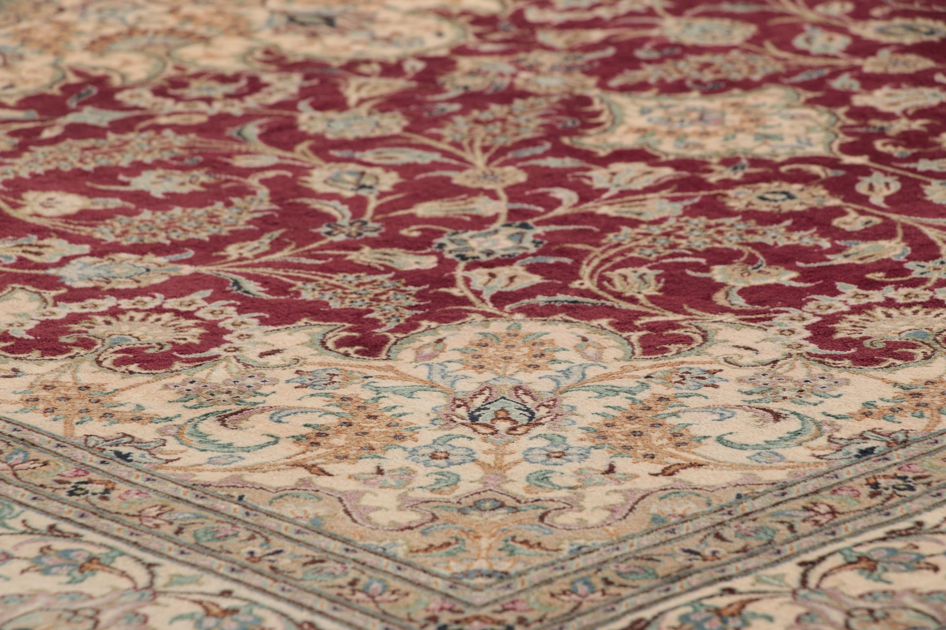 perserteppich-ghom-134-x-198-cm-100-seide-handgeknupft-exklusiv-4 Ghom Perserteppich 134 × 198 cm aus Seide, handgeknüpft