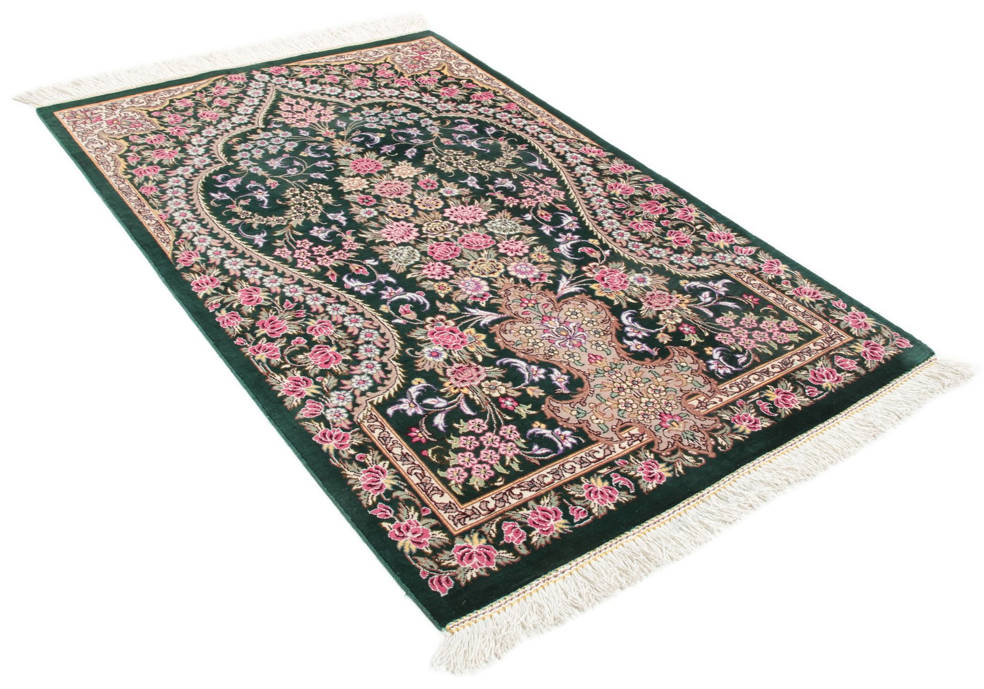 Handgeknüpfter Ghom Perserteppich 60 × 85 cm