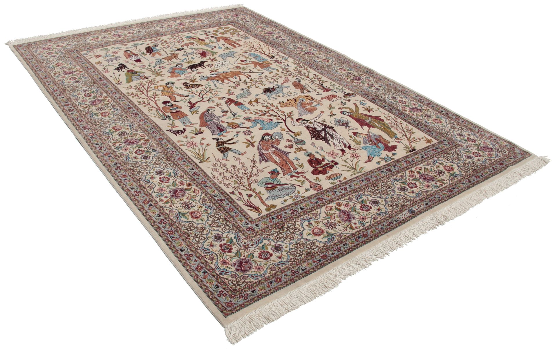 perserteppich-ghom-150-x-210-cm-seide-handgeknupft-edel-1 Handgeknüpfter Ghom Perserteppich 150 × 210 cm