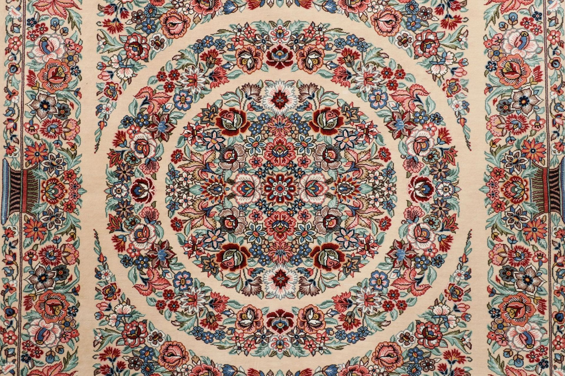 Handgeknüpfter Ghom Perserteppich 78 × 118 cm