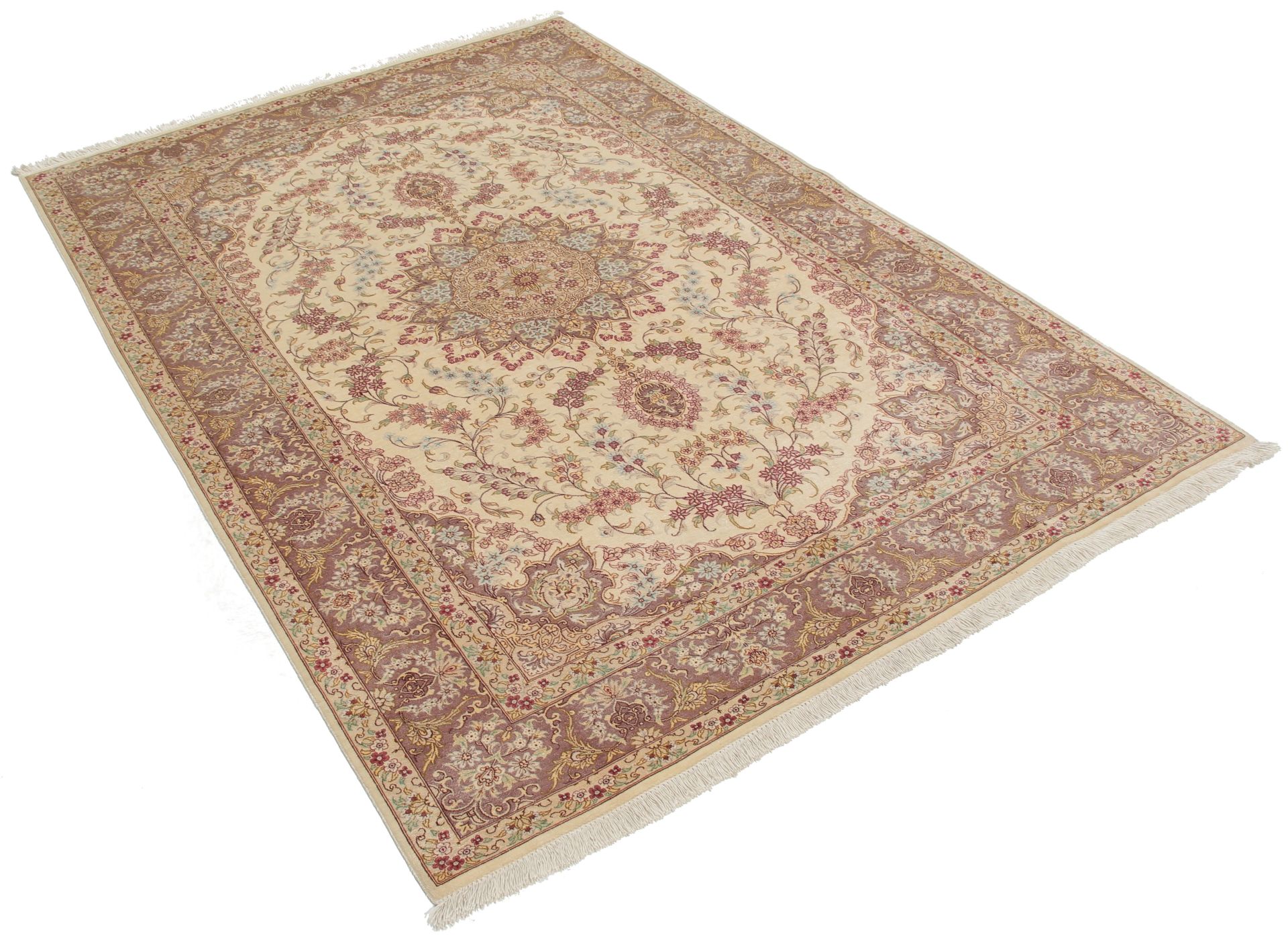 perserteppich-ghom-130-x-200-cm-seide-handgeknupft-exklusiv-6 Ghom Perserteppich aus Iran, 130 × 200 cm