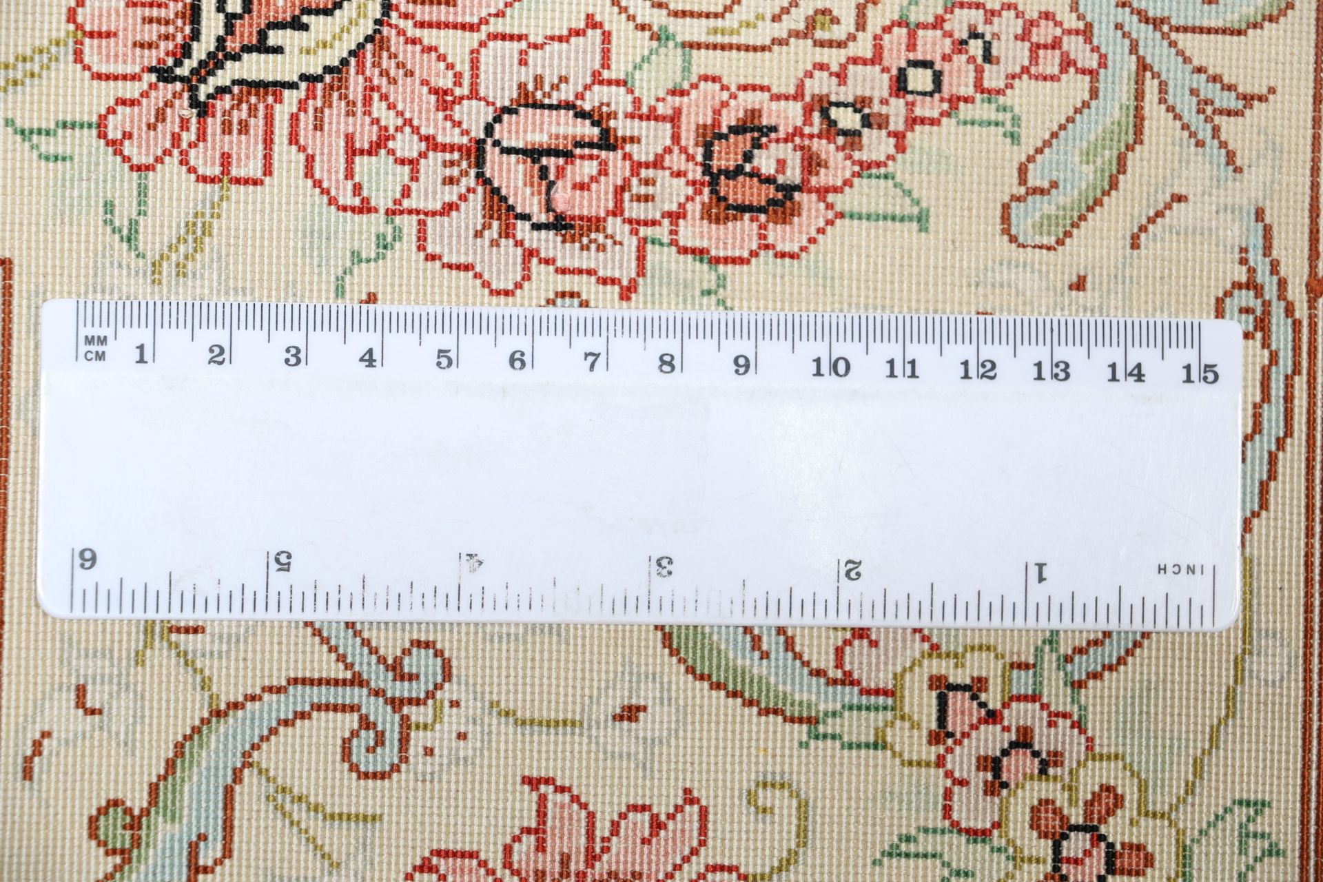 Handgeknüpfter Ghom Perserteppich 240 × 347 cm