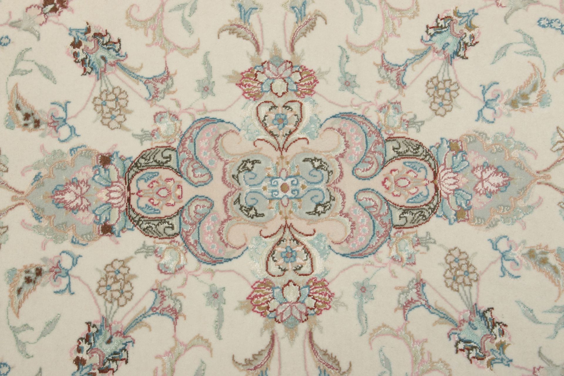 Handgeknüpfter Täbriz Perserteppich, 85 × 314 cm, Wolle & Seide