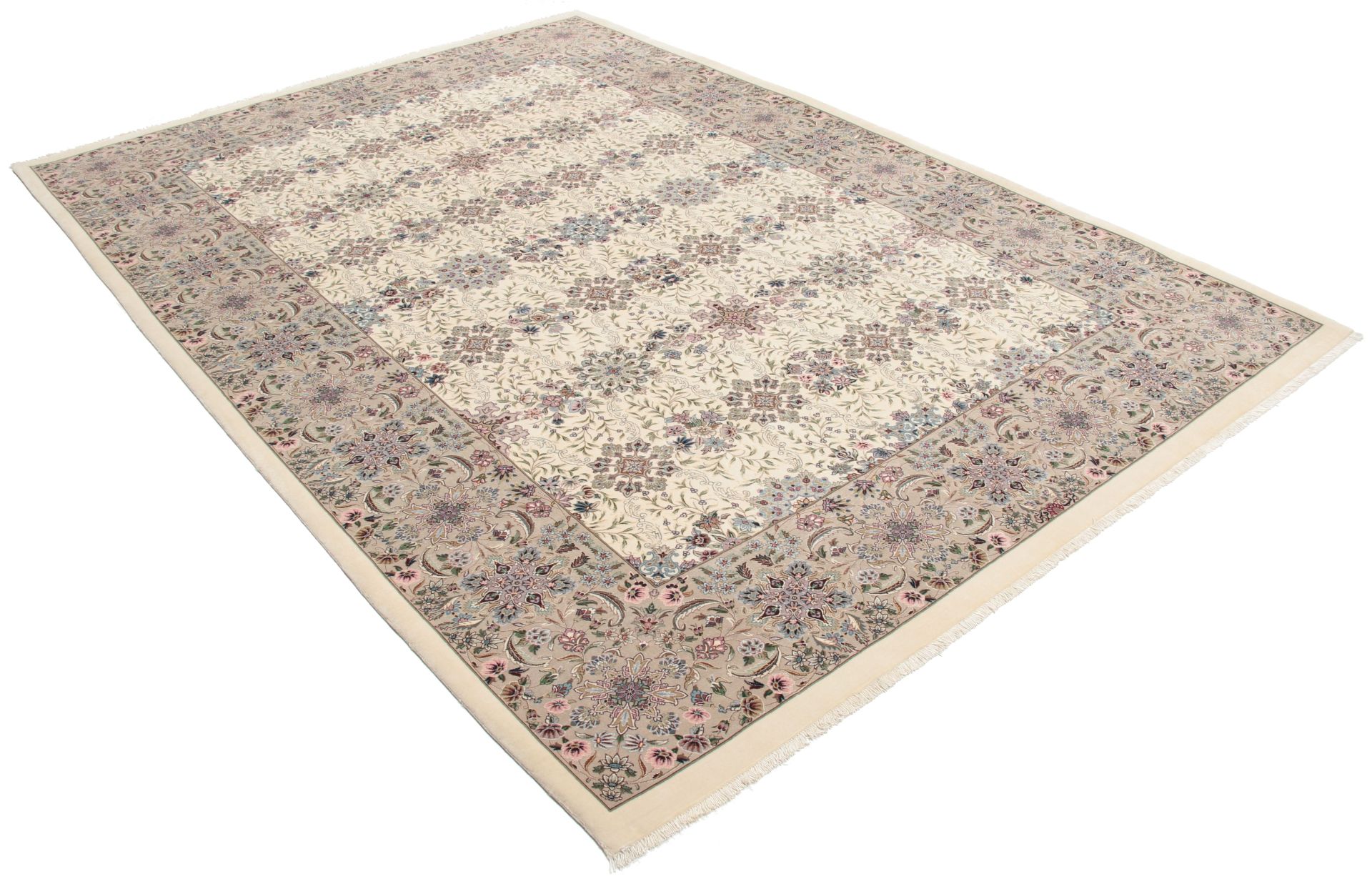 Isfahan Perserteppich aus Iran, 215 × 307 cm
