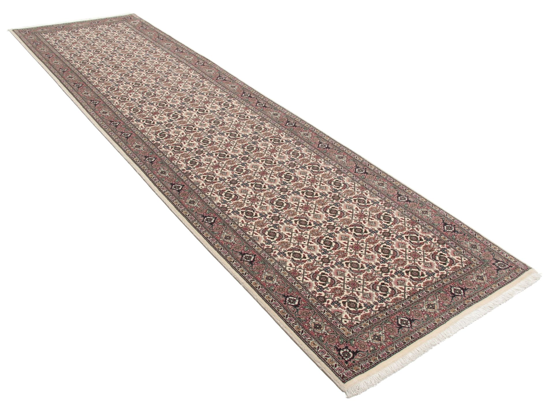 Handgeknüpfter Täbriz Perserteppich 80 × 300 cm