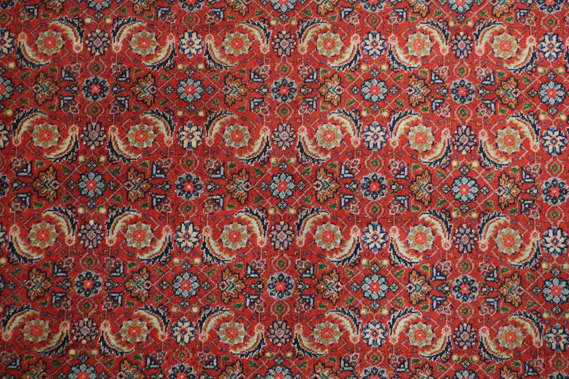 Täbriz Perserteppich 252 × 353 cm aus Wolle & Seide, handgeknüpft