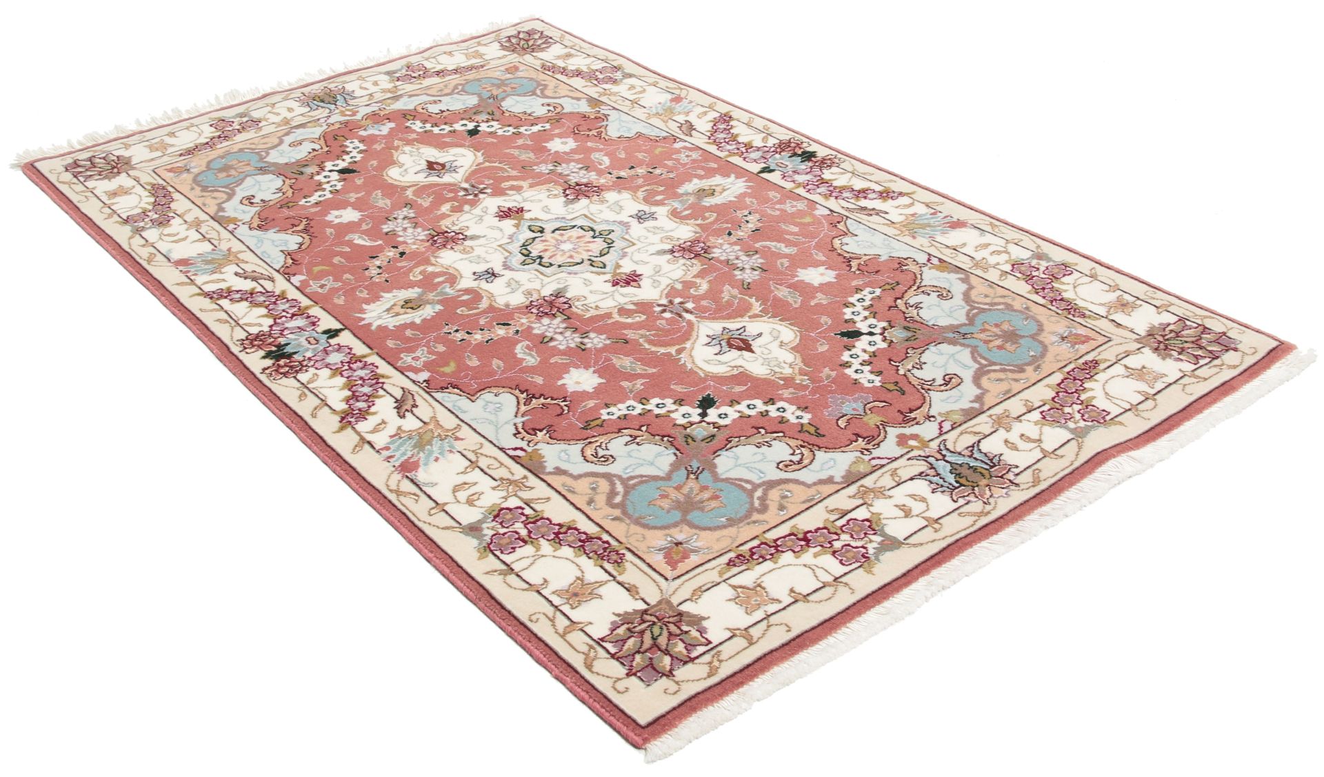 Täbriz Perserteppich aus Iran, 77 × 127 cm