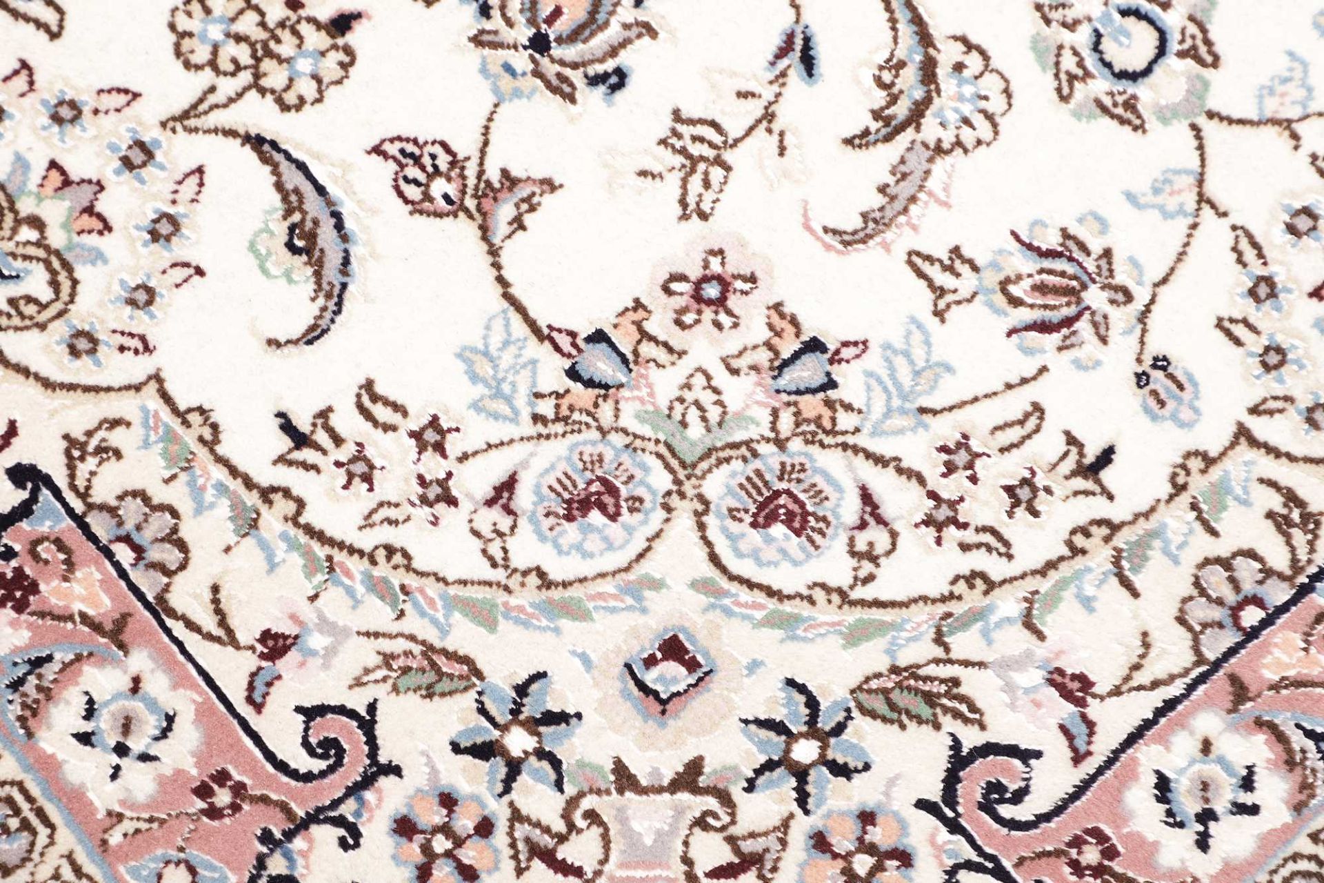 Handgeknüpfter Nain Perserteppich, 104 × 153 cm, Wolle