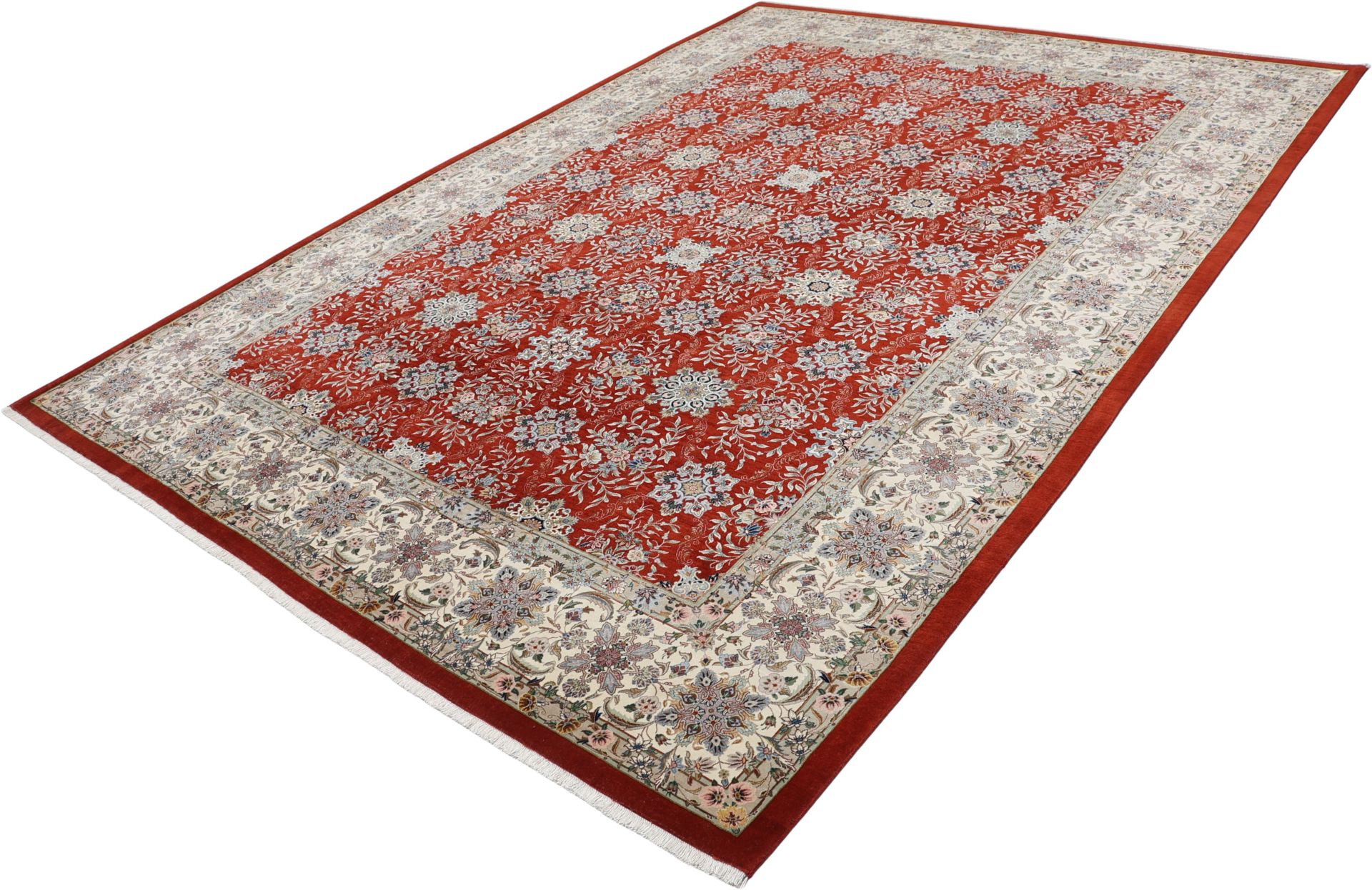 Handgeknüpfter Isfahan Perserteppich 250 × 348 cm