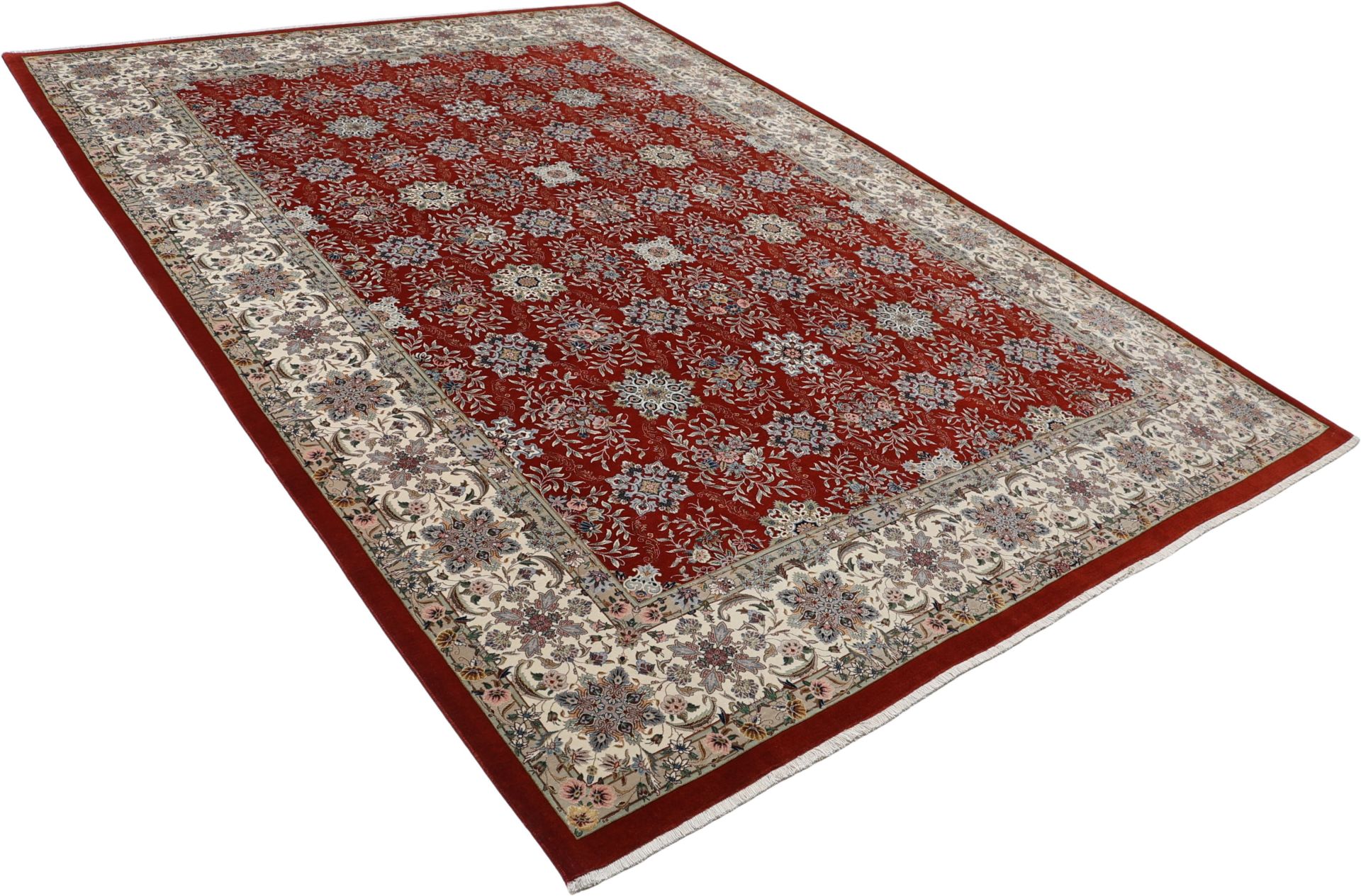 Handgeknüpfter Isfahan Perserteppich 250 × 348 cm