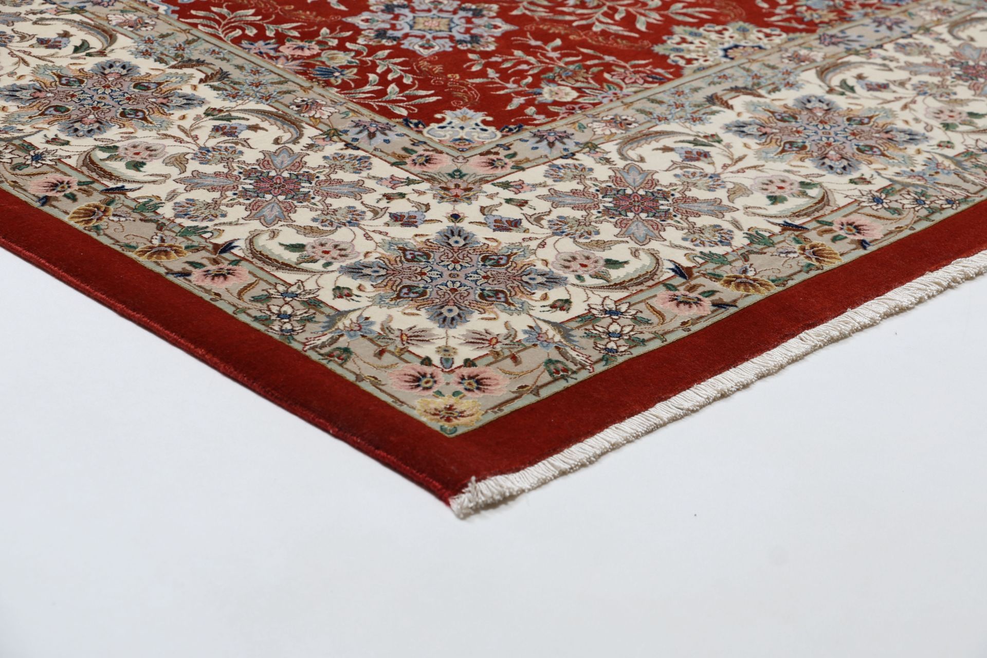 Handgeknüpfter Isfahan Perserteppich 250 × 348 cm