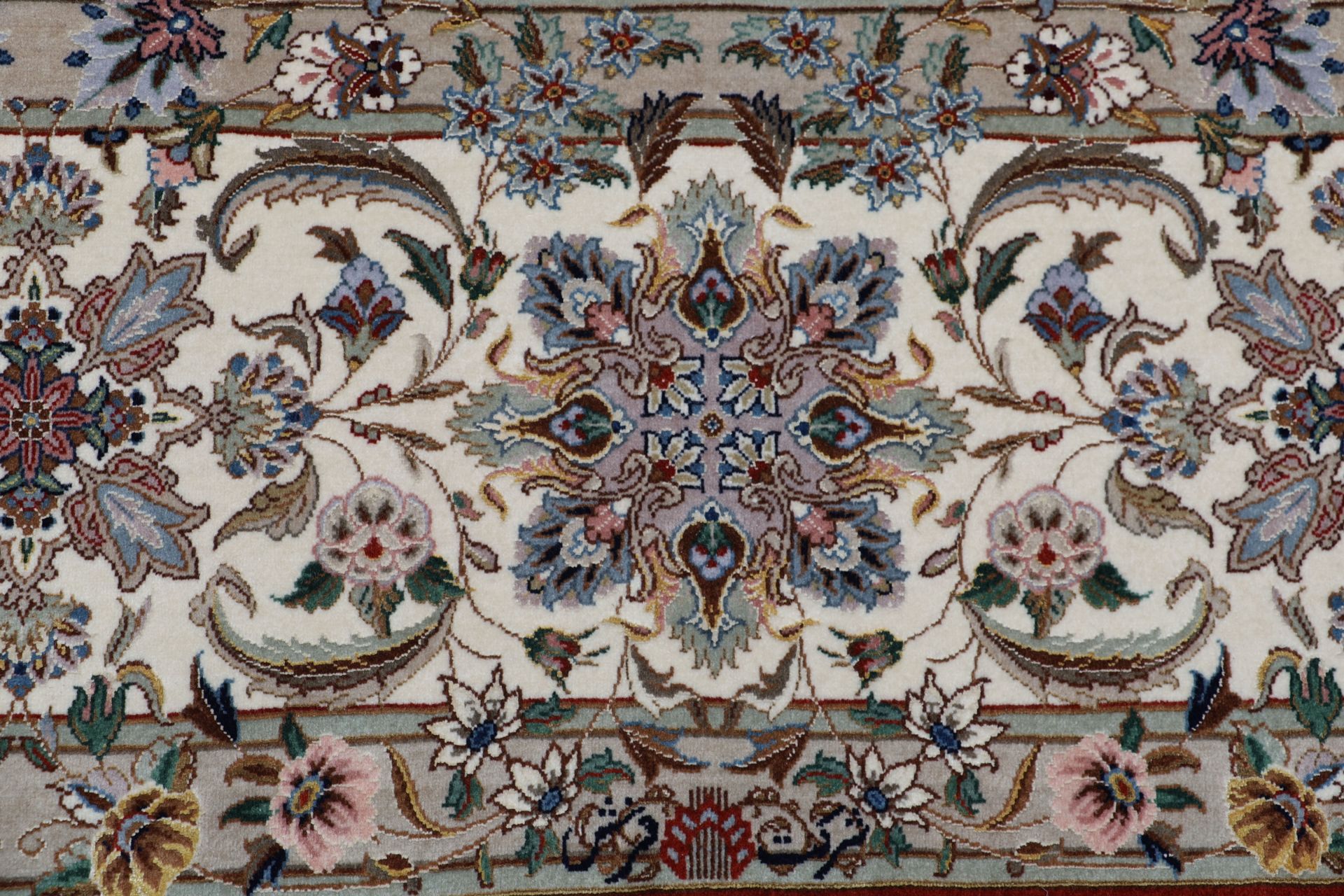 Handgeknüpfter Isfahan Perserteppich 250 × 348 cm