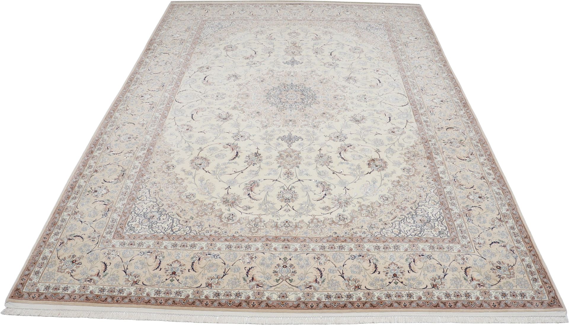 Handgeknüpfter Isfahan Perserteppich 255 × 360 cm