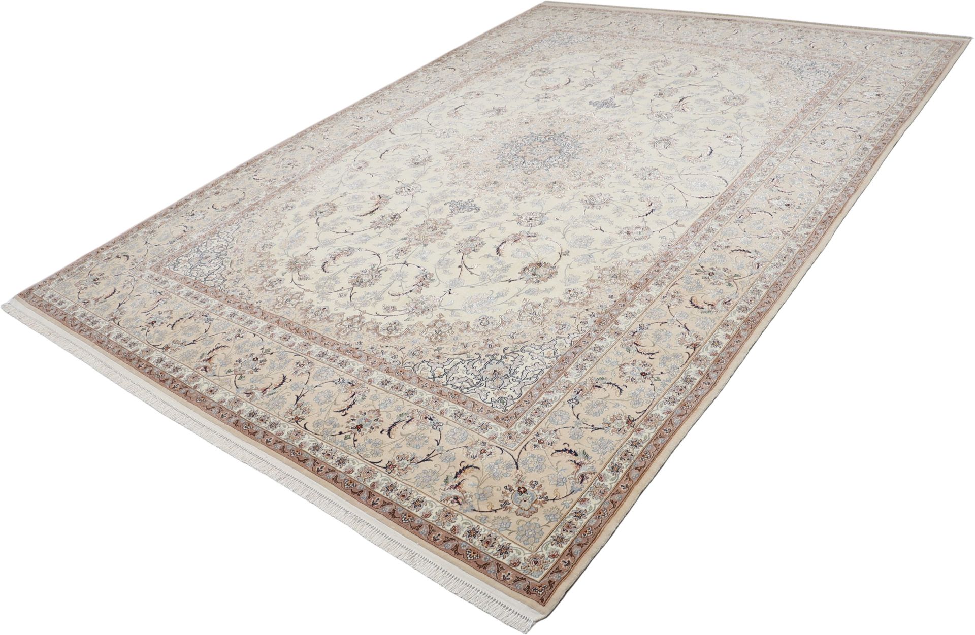 Handgeknüpfter Isfahan Perserteppich 255 × 360 cm