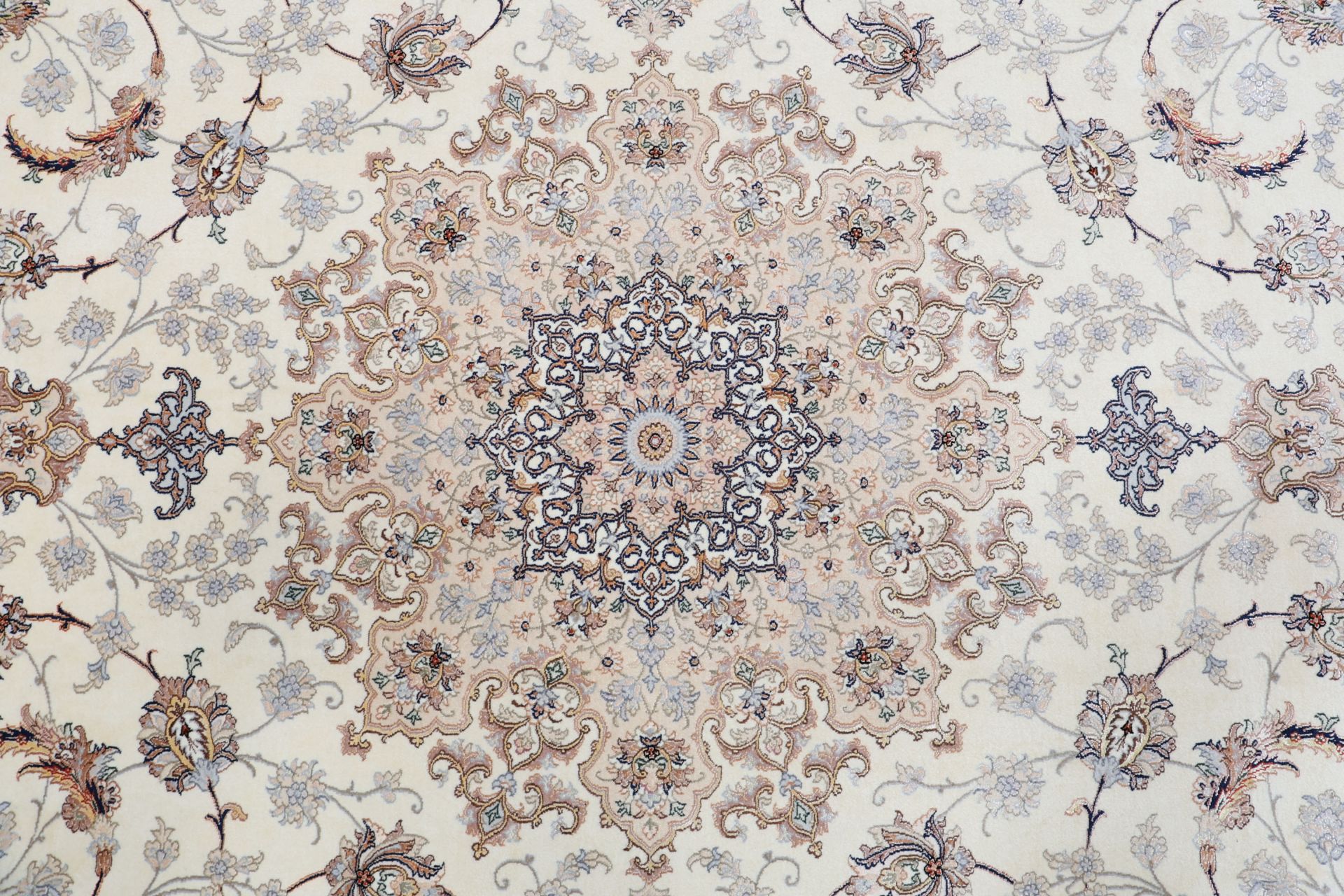 Handgeknüpfter Isfahan Perserteppich 255 × 360 cm