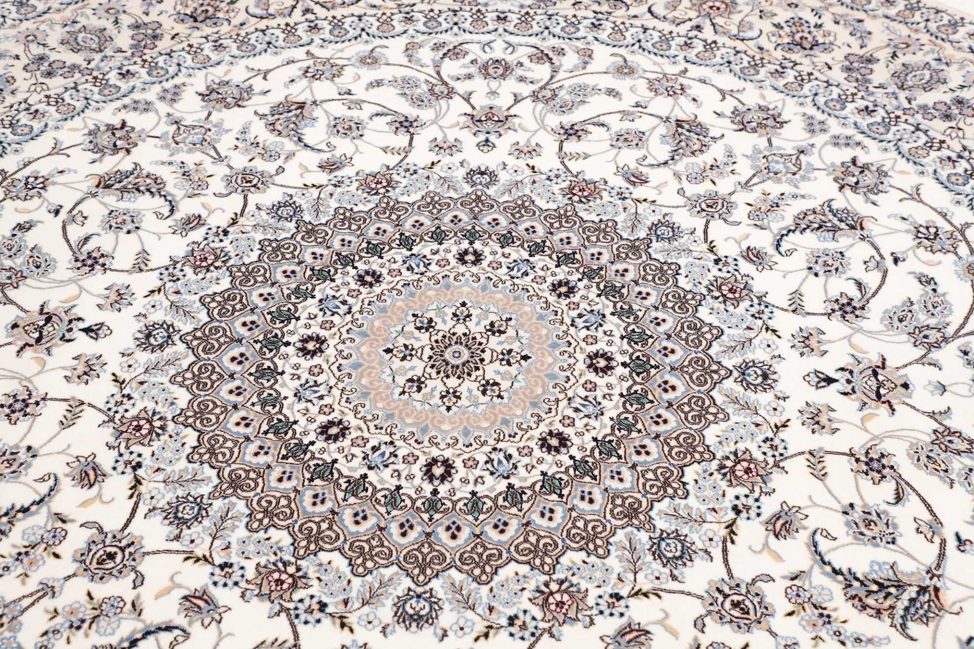 Handgeknüpfter Nain Perserteppich, 251 × 249 cm, Wolle