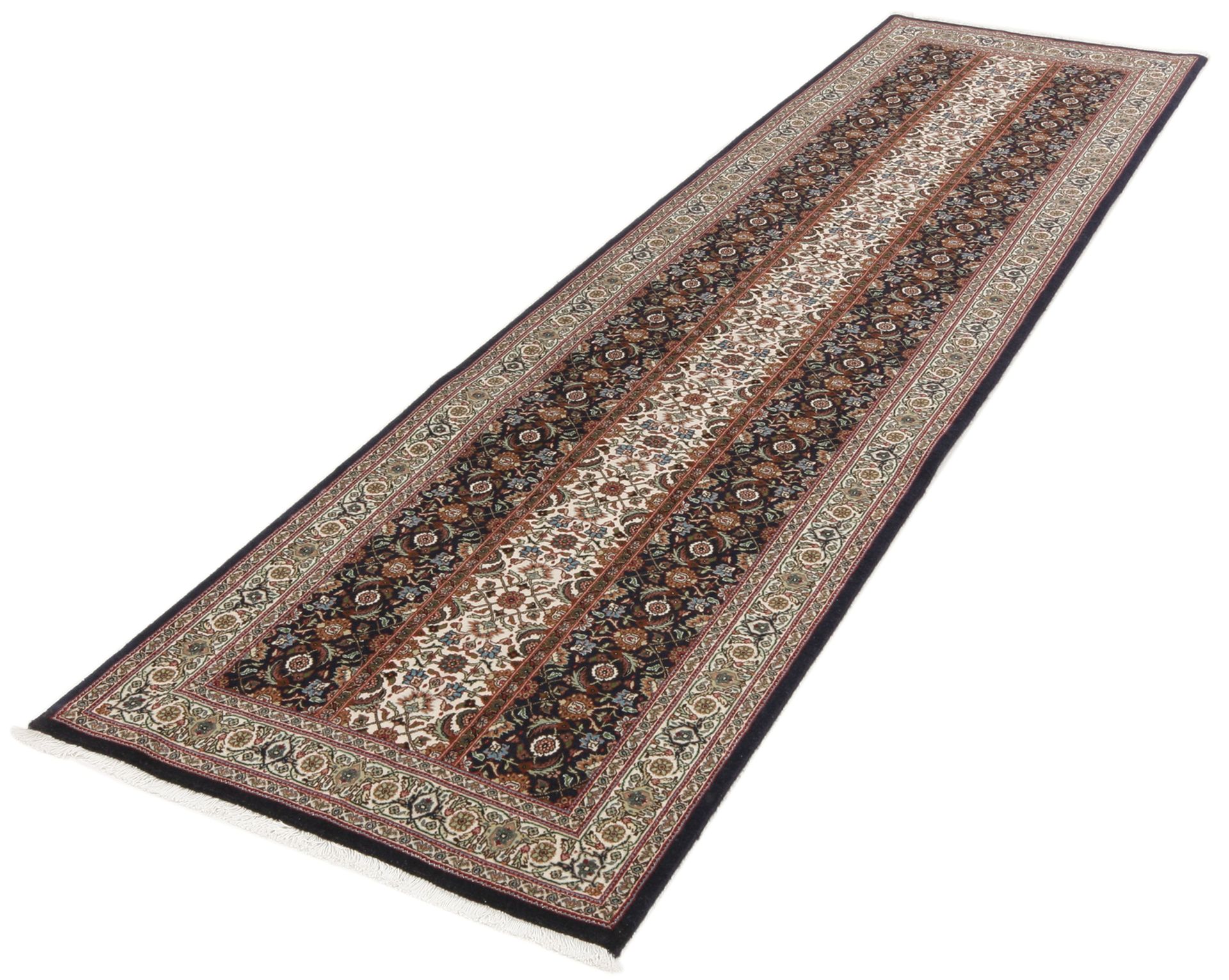 Handgeknüpfter Täbriz Perserteppich 83 × 310 cm