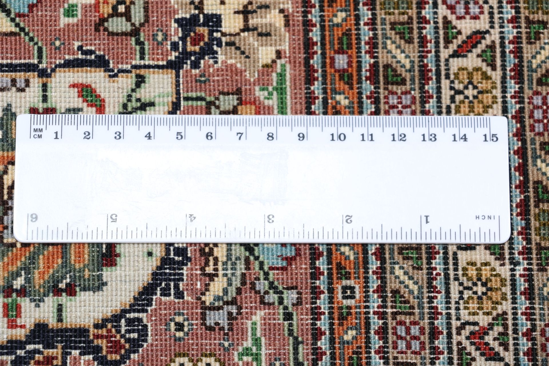 perserteppich-tabriz-244-x-302-cm-schurwolle-seide-handgeknupft-20 Handgeknüpfter Täbriz Perserteppich, 244 × 302 cm, Wolle & Seide