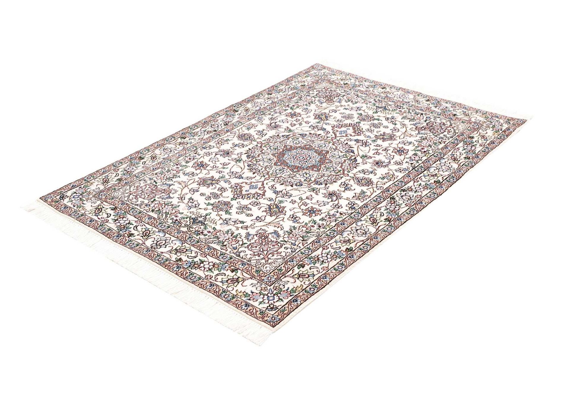 Handgeknüpfter Nain Perserteppich, 108 × 155 cm, Wolle